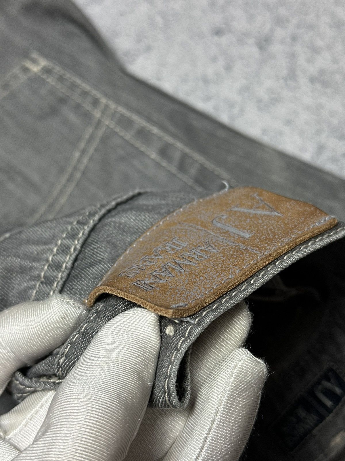 Armani Vintage Armani Jeans Metal Logo Pants Size US 34 / EU 50 - 16 Thumbnail
