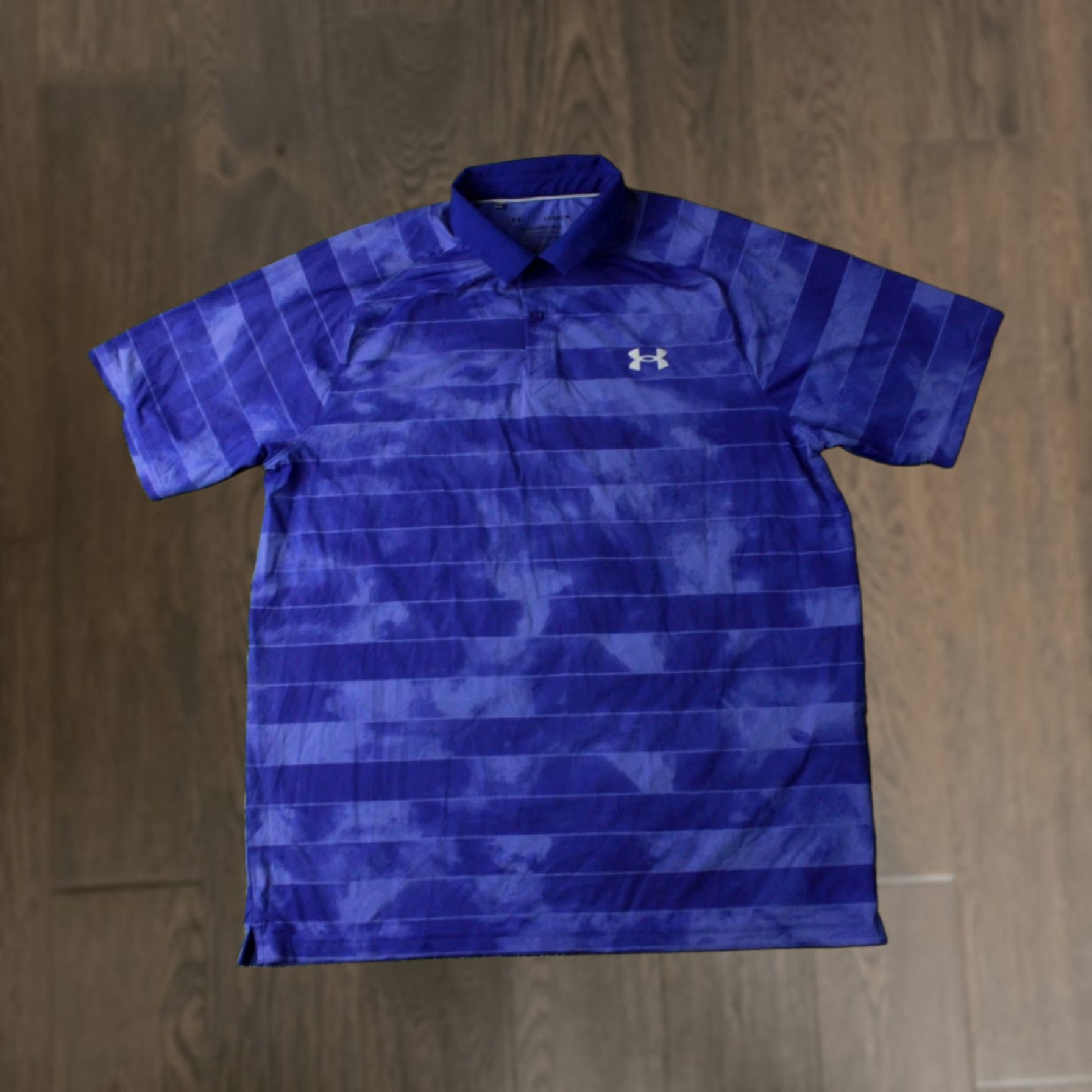 Under Armour Under Armour Polo Shirt ISO-CHILL 2021 Men Training Jersey L Blue Sports Polo Shirt Polo Mens Size US L / EU 52-54 / 3 - 1 Thumbnail