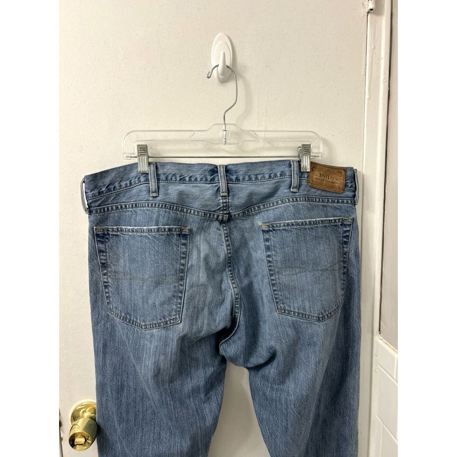 Polo Ralph Lauren Polo Ralph Lauren Hampton Relaxed Straight Jeans Mens 38x29 Blue Wash Denim Regular Size 38 Jeans Mens Size US M / EU 48-50 / 2 - 7 Thumbnail
