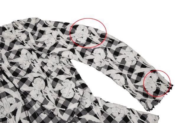 Comme des Garcons Comme des Garcons Black retro plaid flower coat Size M / US 6-8 / IT 42-44 - 6 Thumbnail