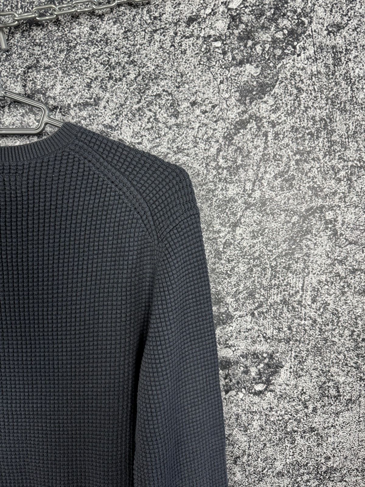 Allsaints Allsaints Wells Crewneck Sweater Waffle Knit Pullover Size S Size US S / EU 44-46 / 1 - 12 Thumbnail