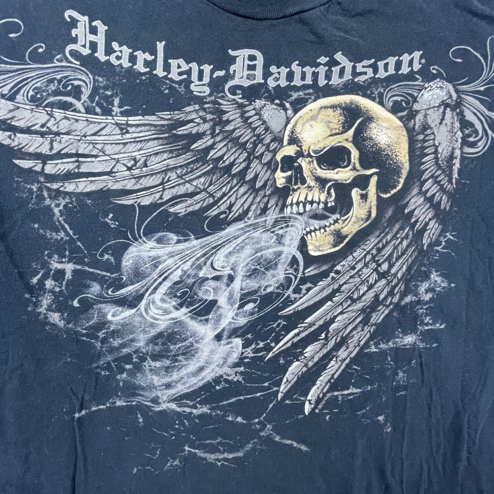 Harley Davidson Harley Davidson Shirt 2XL Flying Skull Wings Vegas Halloween Size US XXL / EU 58 / 5 - 3 Thumbnail