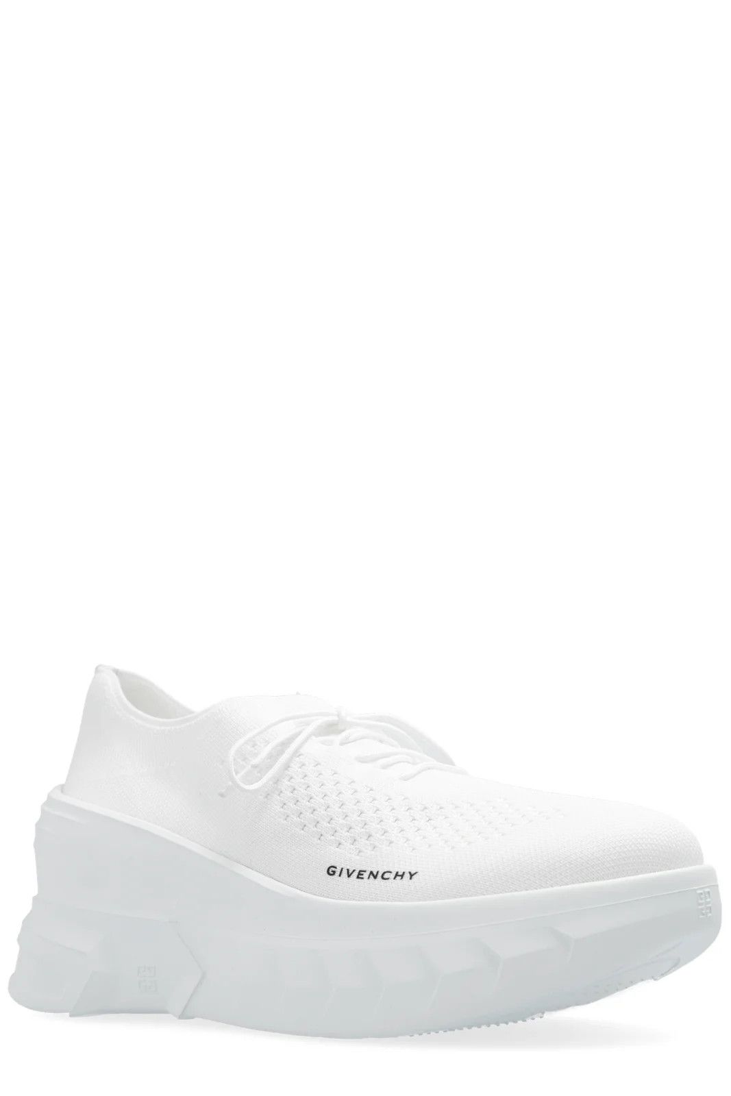 Givenchy o1w1db10525 Marshmallow Wedge Sneakers in White Size US 7 / IT 37 - 2 Thumbnail