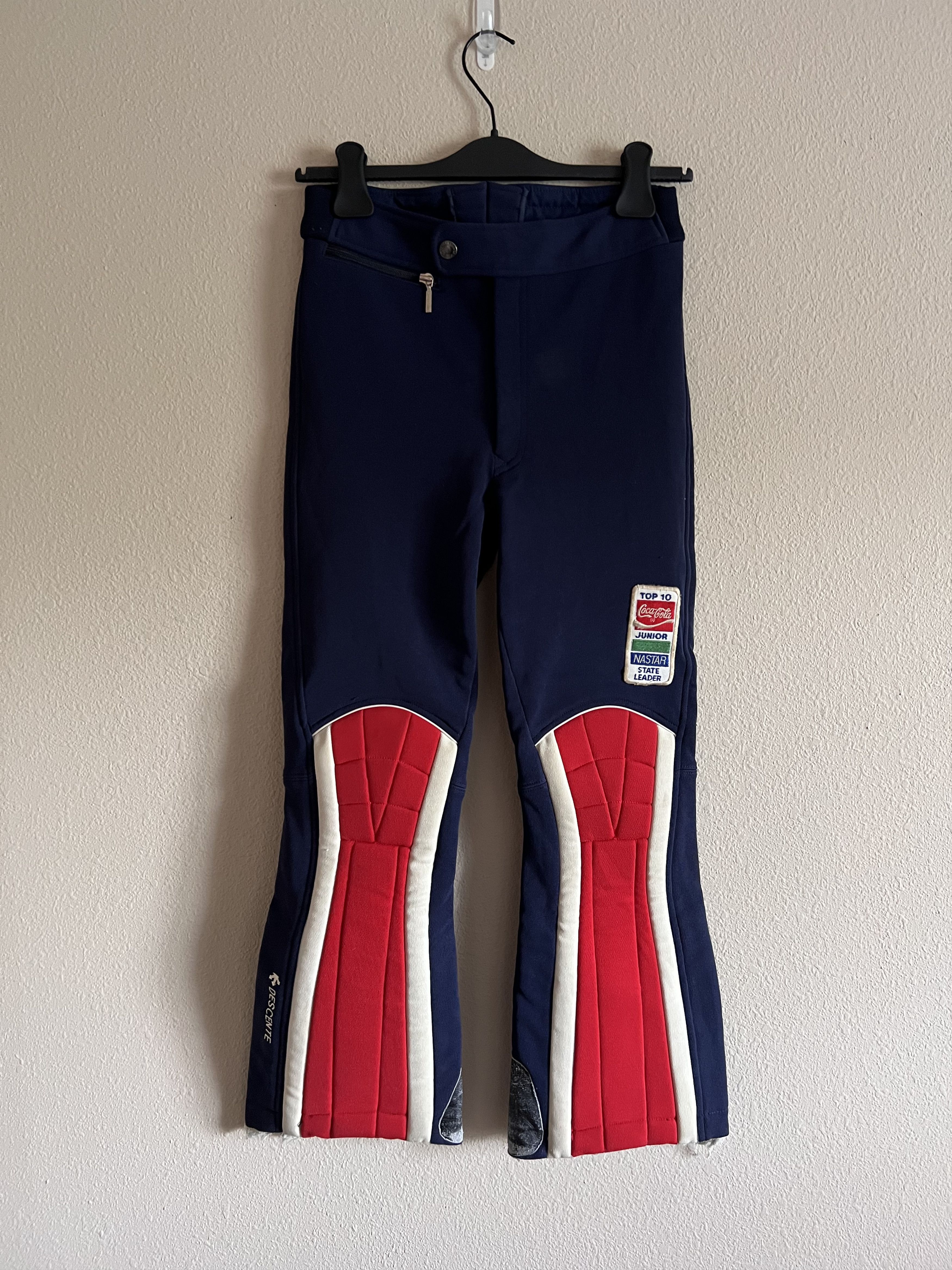 Vintage 80s Descente CocaCola Junior NASTAR Padded Ski Pants