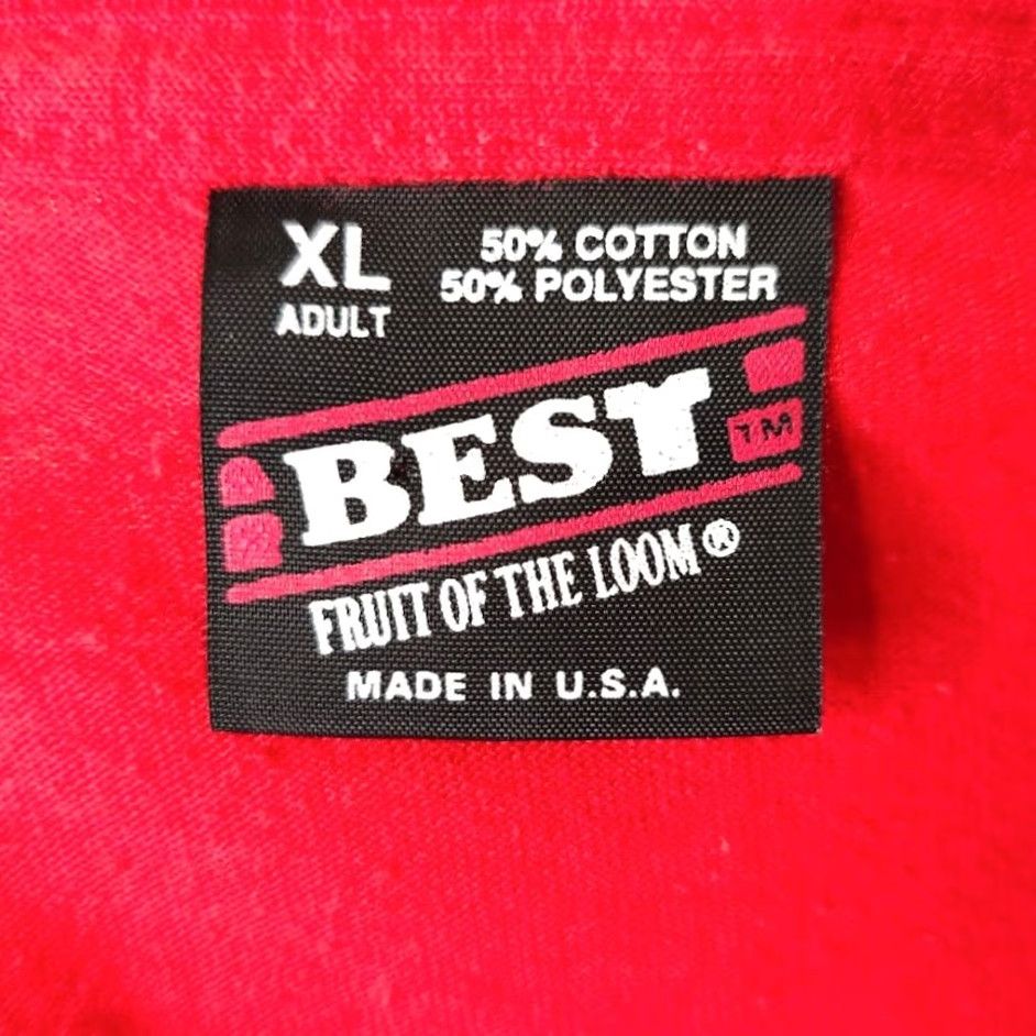 Fruit Of The Loom VINTAGE Deer T Shirt Mens XL Red 90s All Over Print Nature Tee Made In USA Fruit of the Loom Shirt Mens Red 90s Deer Nature Graphic Tee Size US XL / EU 56 / 4 - 7 Thumbnail