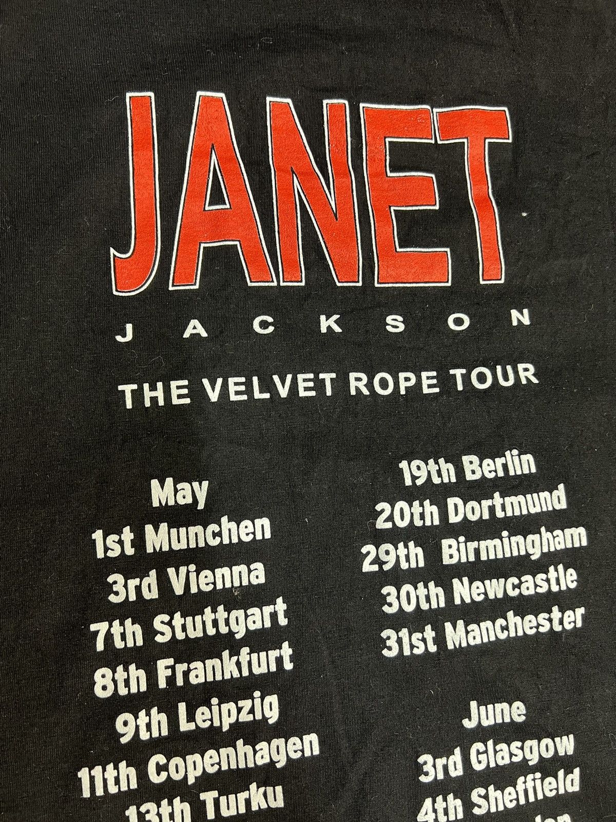 Band Tees × Vintage Vintage Janet Jackson 1990 Band T-shirt Size US XL / EU 56 / 4 - 10 Thumbnail