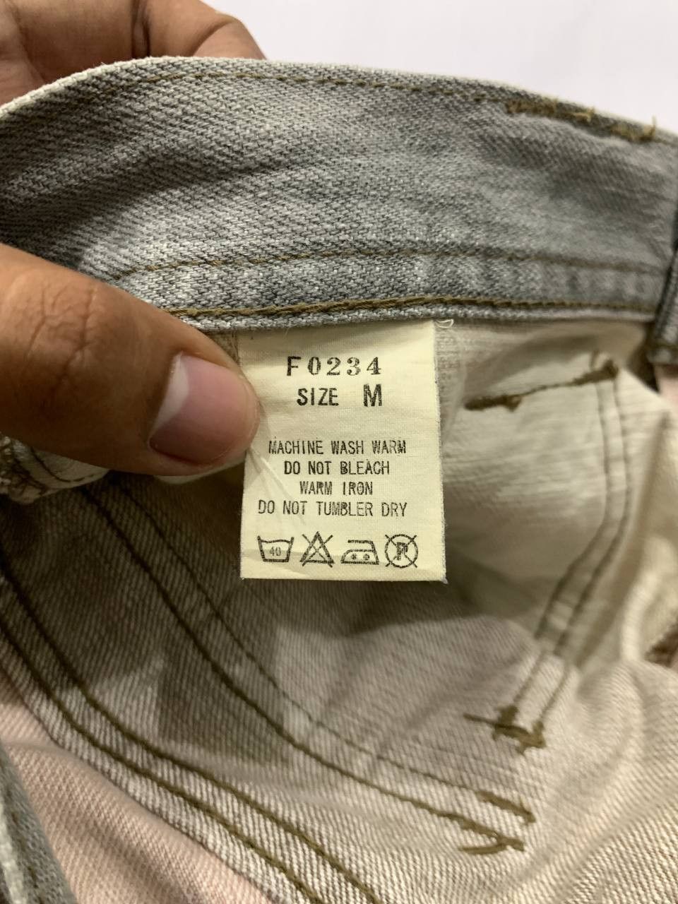 Japanese Brand 2000s Studio Ecru Japan Bush Pant Size US 31 - 7 Thumbnail