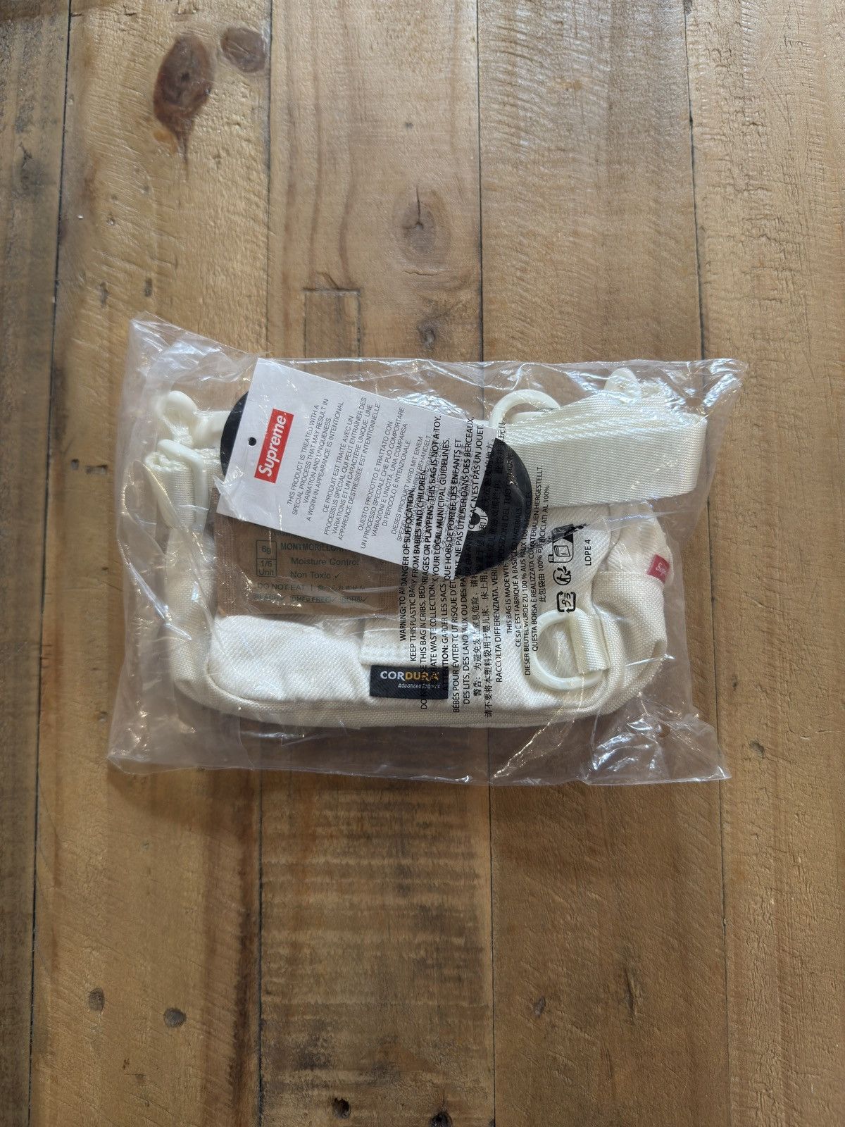 Supreme Supreme Denim Mini Shoulder Bag White Size ONE SIZE - 7 Thumbnail