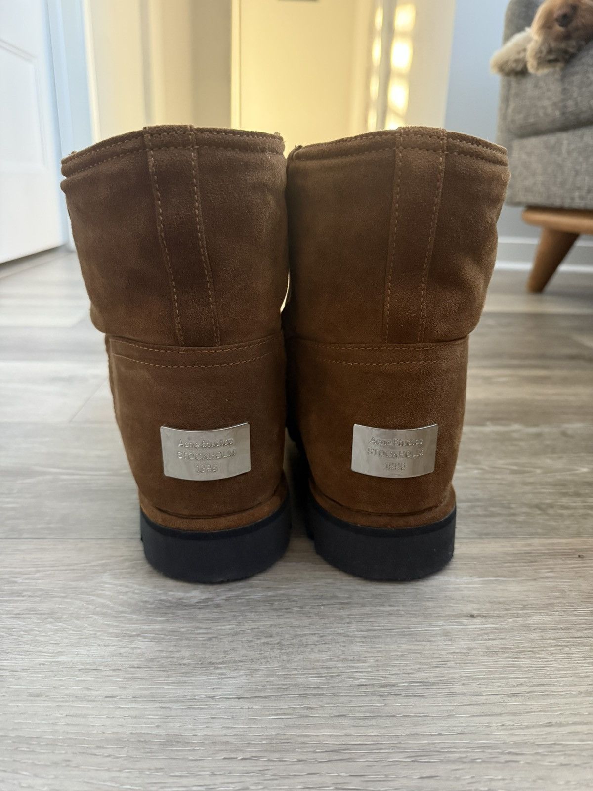 Acne Studios Acne Studios Shearling Ugg Boots Size US 9.5 / EU 42-43 - 4 Thumbnail