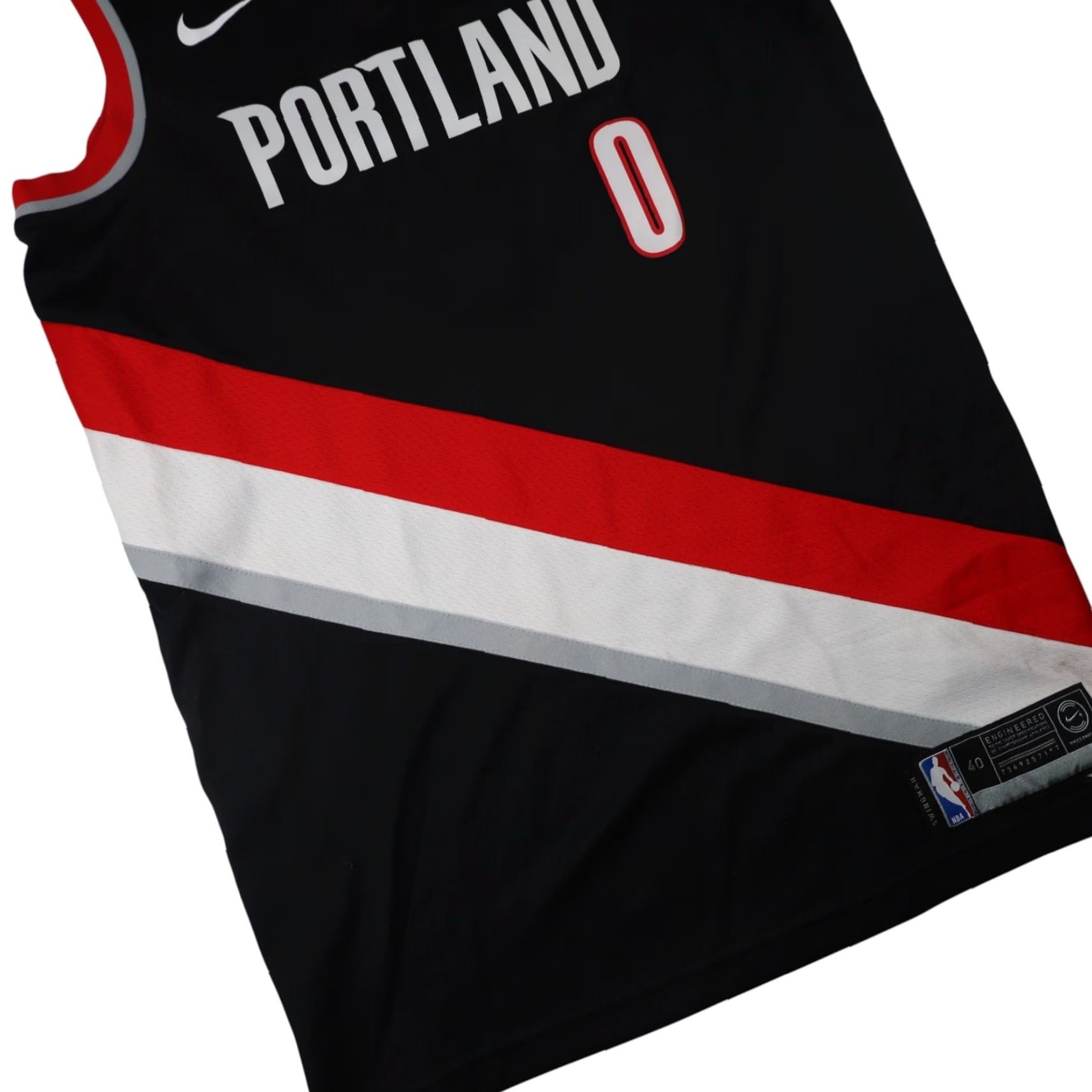 Nike Nike Portland Blazers #0 Damion Lillard Mens Small Basketball Jersey Black Size US S / EU 44-46 / 1 - 3 Thumbnail