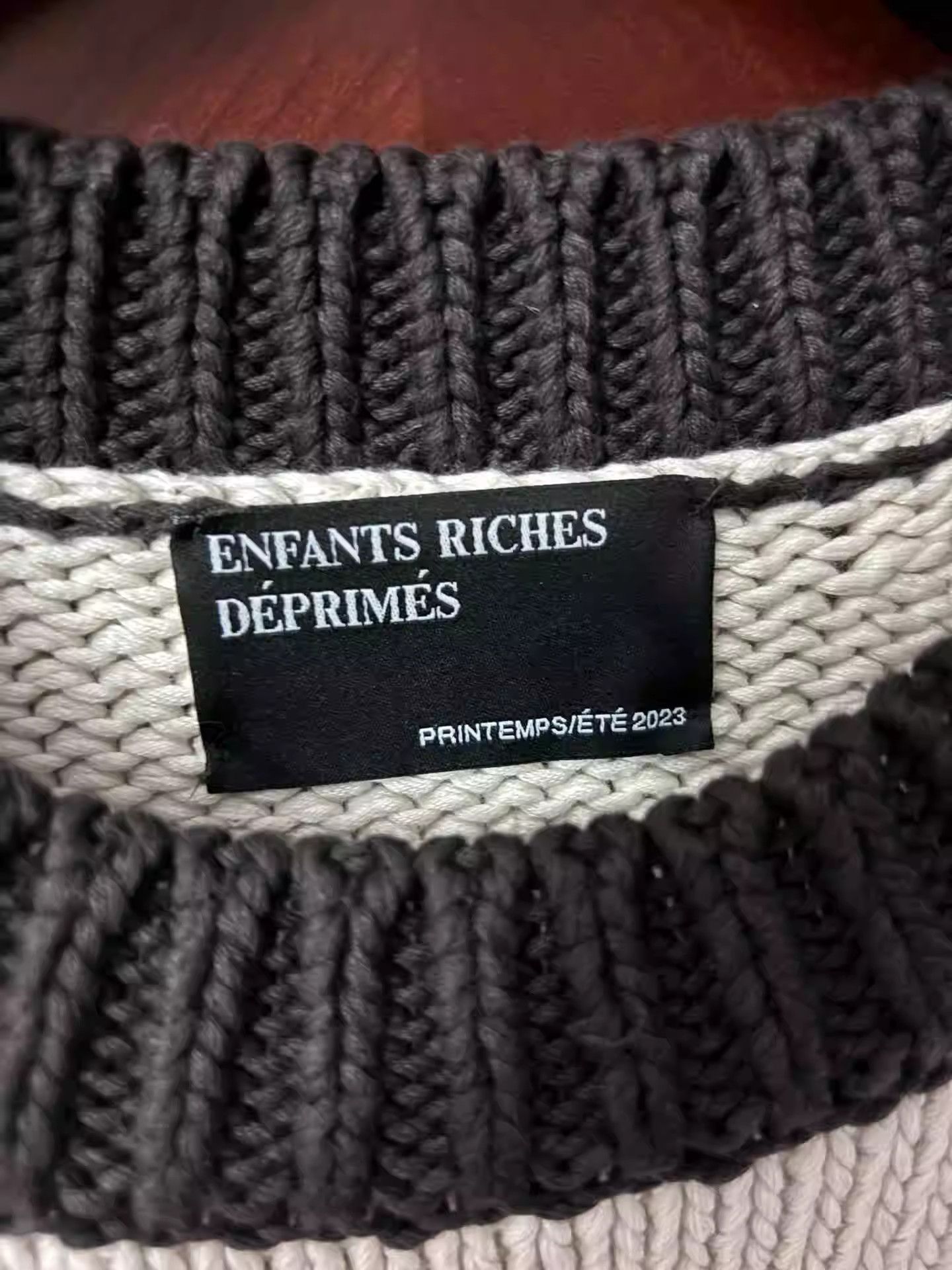 Enfants Riches Deprimes ENFANTS RICHES DEPRIMES ERD Face Knit Sweater Size US L / EU 52-54 / 3 - 6 Thumbnail