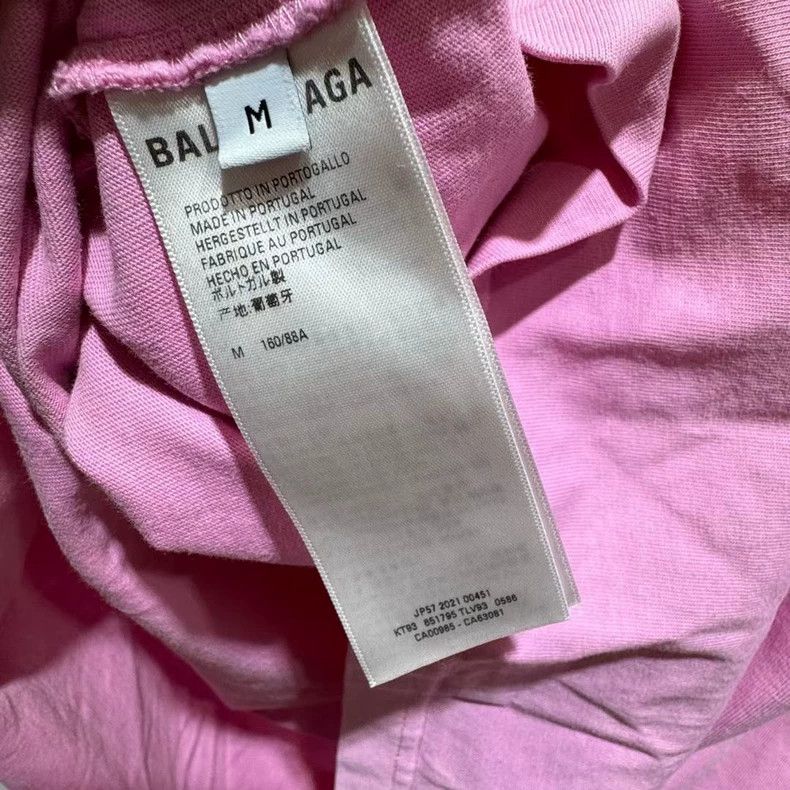 Balenciaga Balenciaga Pink Gay short sleeve Size US M / EU 48-50 / 2 - 4 Thumbnail