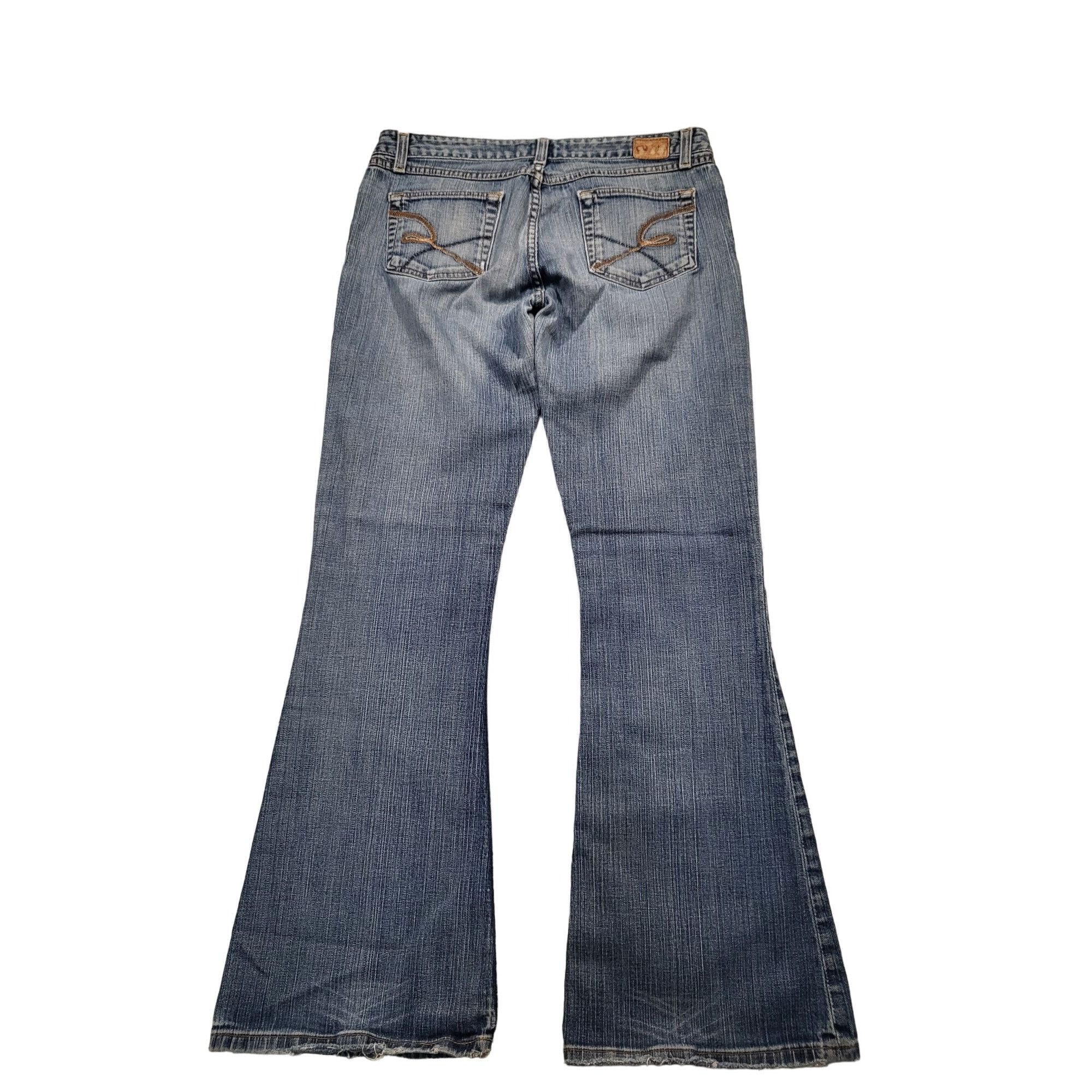 BKE BKE Parker 001676 Jeans Women Sz 31X37 Blue Denim Flare Stre Size 31" - 7 Thumbnail