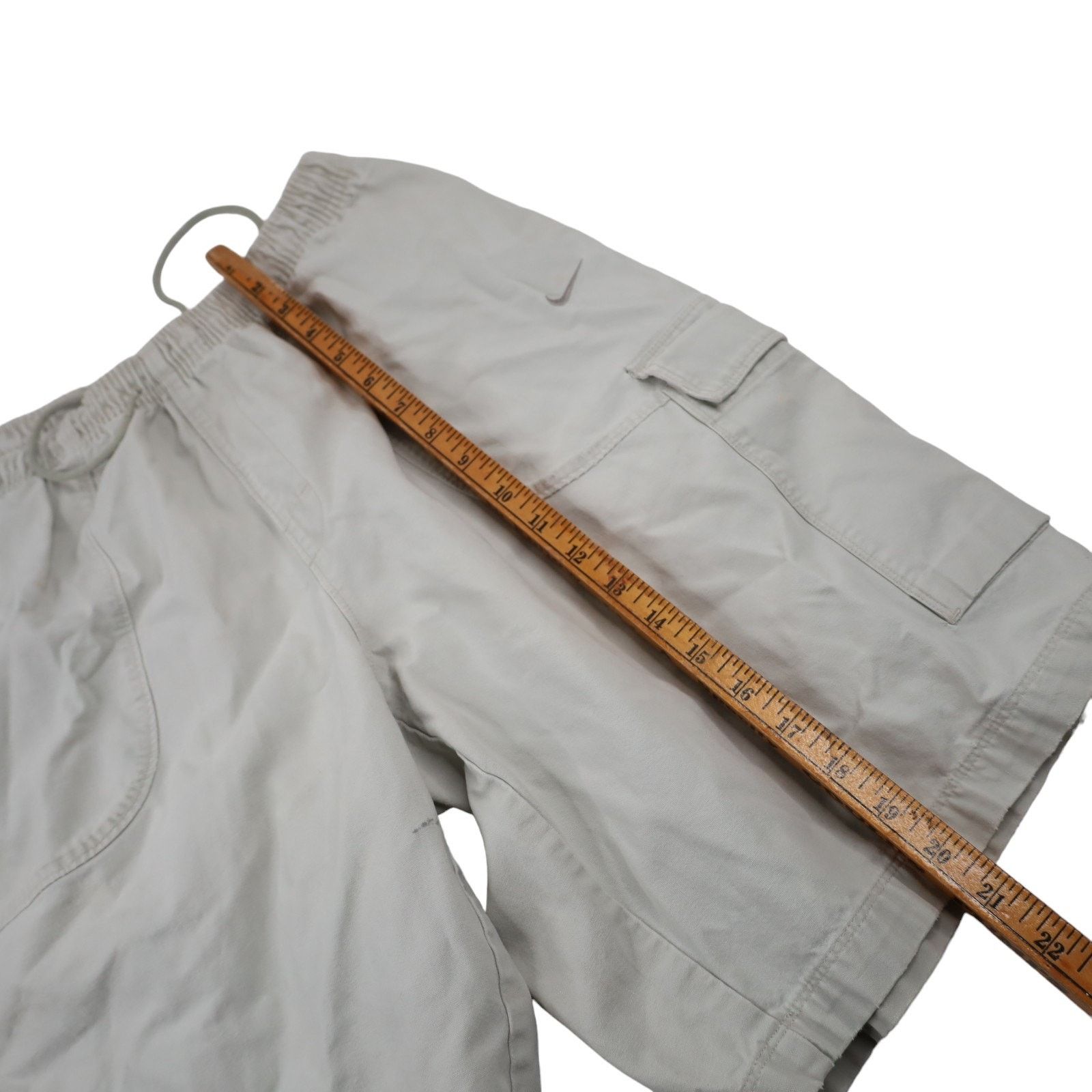Nike × Vintage Vintage Y2k Nike Mini Swoosh Cargo Shorts Size US 32 / EU 48 - 7 Thumbnail