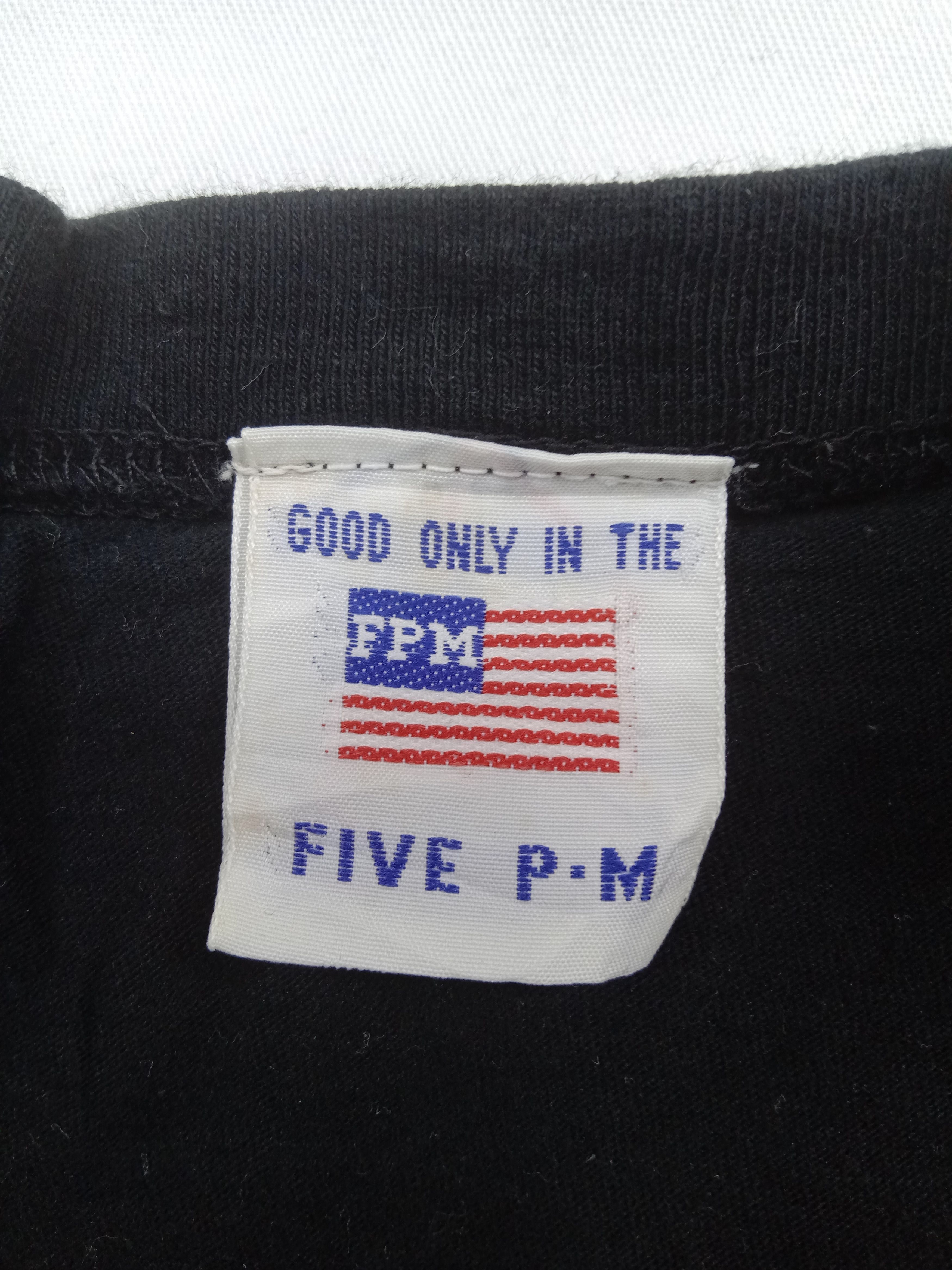Japanese Brand Vintage Five P.M Tee Shirt Size US L / EU 52-54 / 3 - 7 Thumbnail