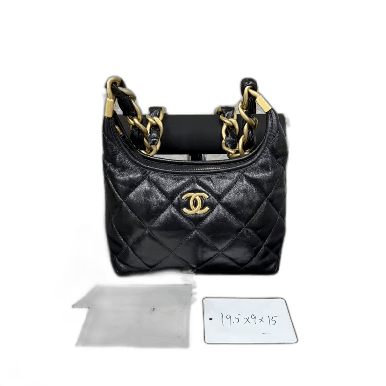 Chanel Chanel Hobo Bag with Gold Hardware Size ONE SIZE - 1 Thumbnail