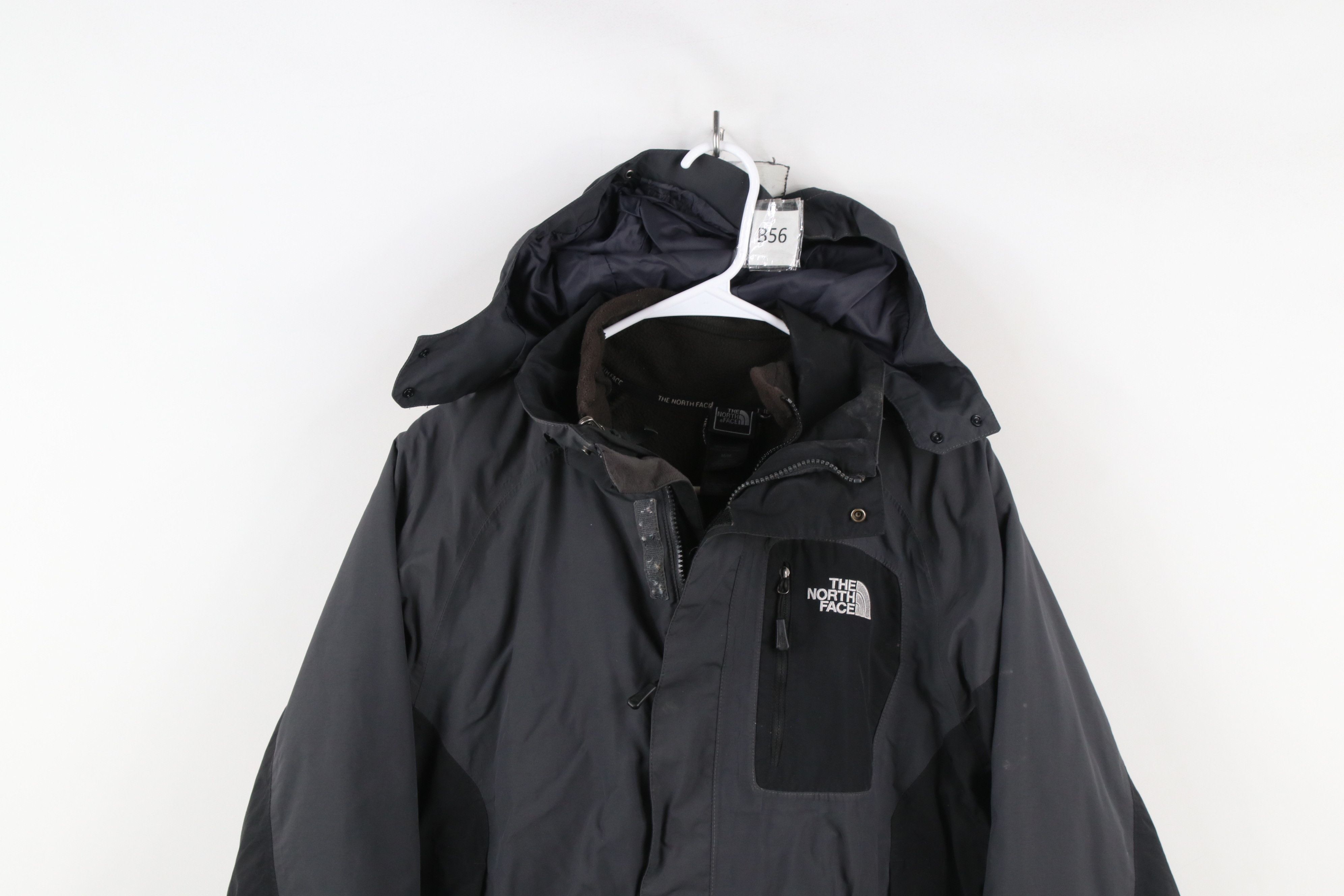 The North Face × Vintage Vintage The North Face 2 In 1 Full Zip Hooded Jacket Gray Size US M / EU 48-50 / 2 - 2 Thumbnail