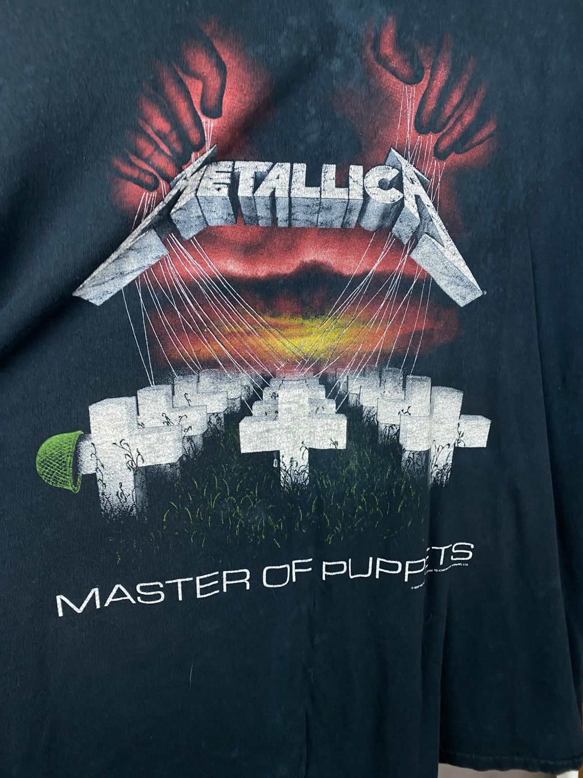 Metallica 🪦Vintage 2007 T-Shirt Metallica Master Of Puppets Promo Tee🪦 Size US XL / EU 56 / 4 - 8 Thumbnail