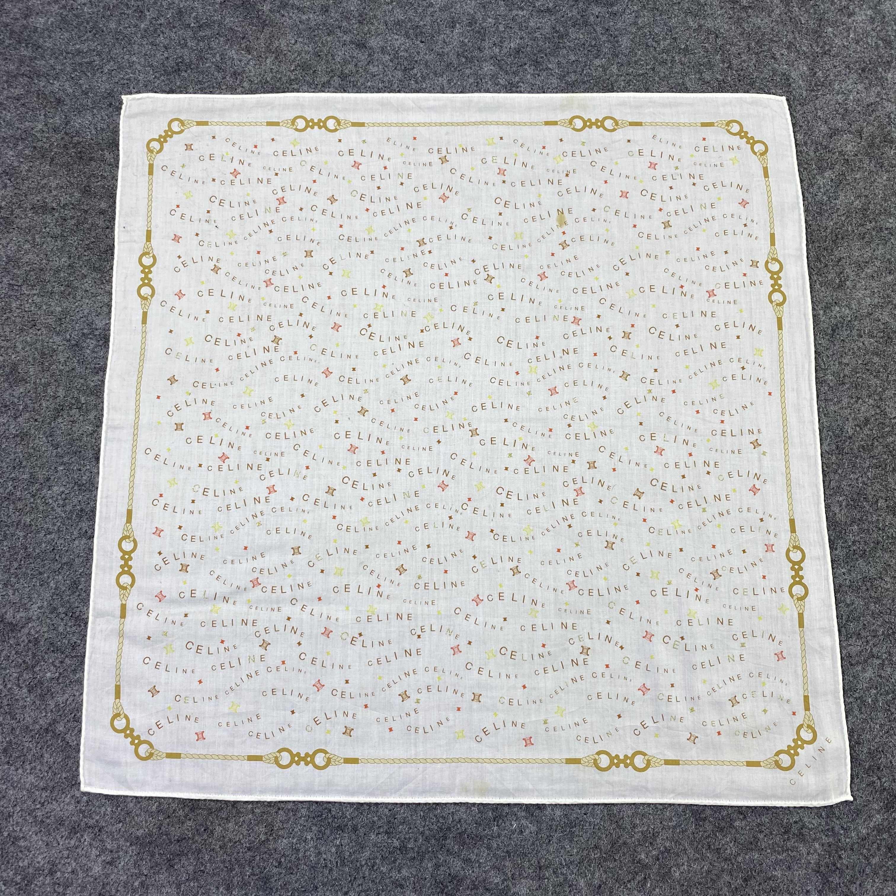 Celine Celine Handkerchief Neckerchief Bandana-B2020 Size ONE SIZE - 3 Thumbnail