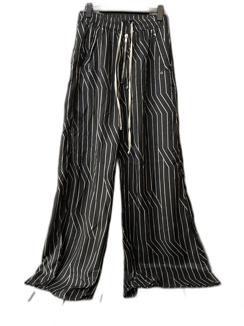 Rick Owens Rick Owens Striped Wide-Leg Trousers Size 48 Size US 44 / EU 60 - 1 Thumbnail