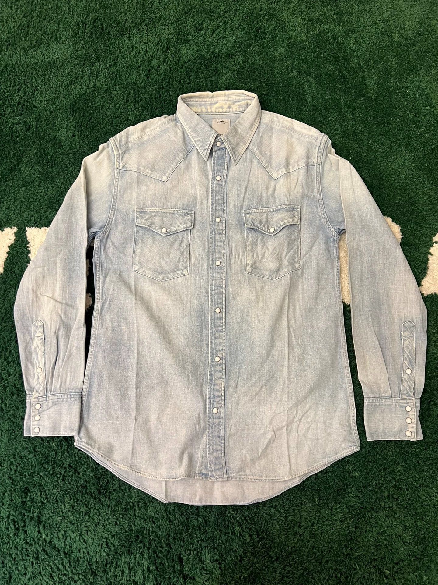 Visvim Visvim SOCIAL SCULPTURE SHIRT DMGD Size US M / EU 48-50 / 2 - 1 Thumbnail