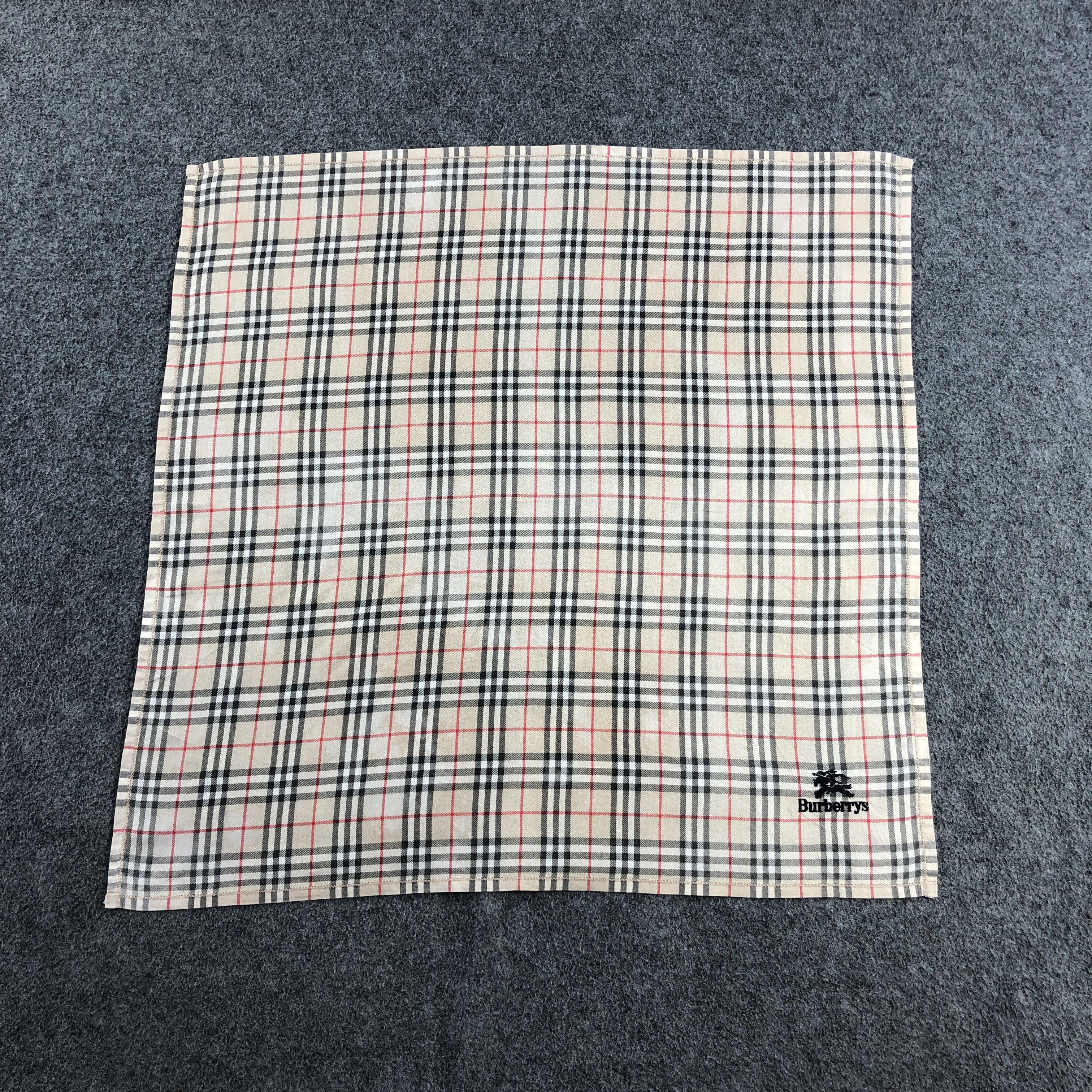 Burberry Burberry Handkerchief Neckerchief Bandana H2666 Size ONE SIZE - 2 Thumbnail