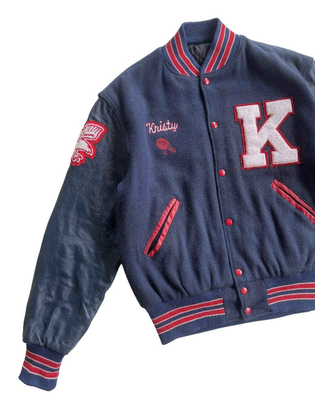 Delong Vintage 70s Delong Kennedy Varsity Jacket Size US M / EU 48-50 / 2 - 4 Thumbnail
