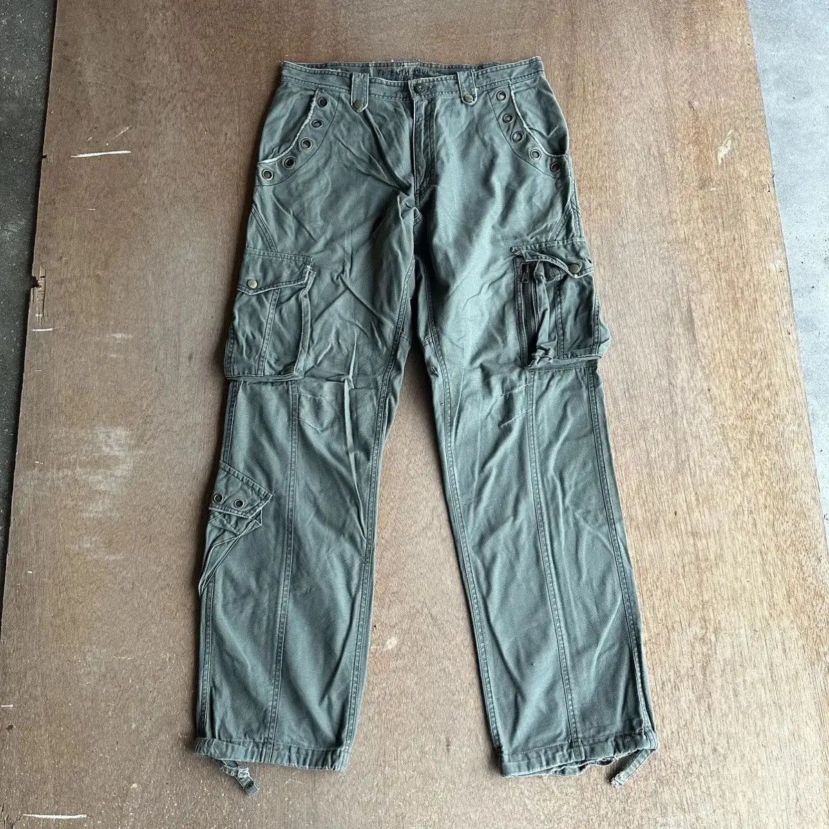 Voodoo Tactical GRAILS 🔥 TWENTY WORK JAPAN Utility Double Bones Cargo Pants Size US 34 / EU 50 - 3 Thumbnail
