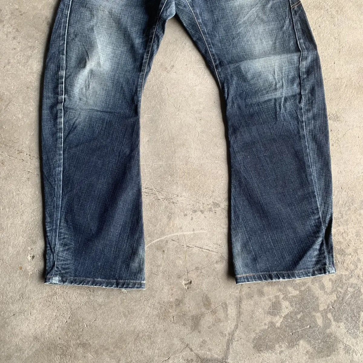 Edition Japan Edwin E-Function Jeans Curve Banana Leg Denim Pants Waist 32 Size US 32 / EU 48 - 3 Thumbnail
