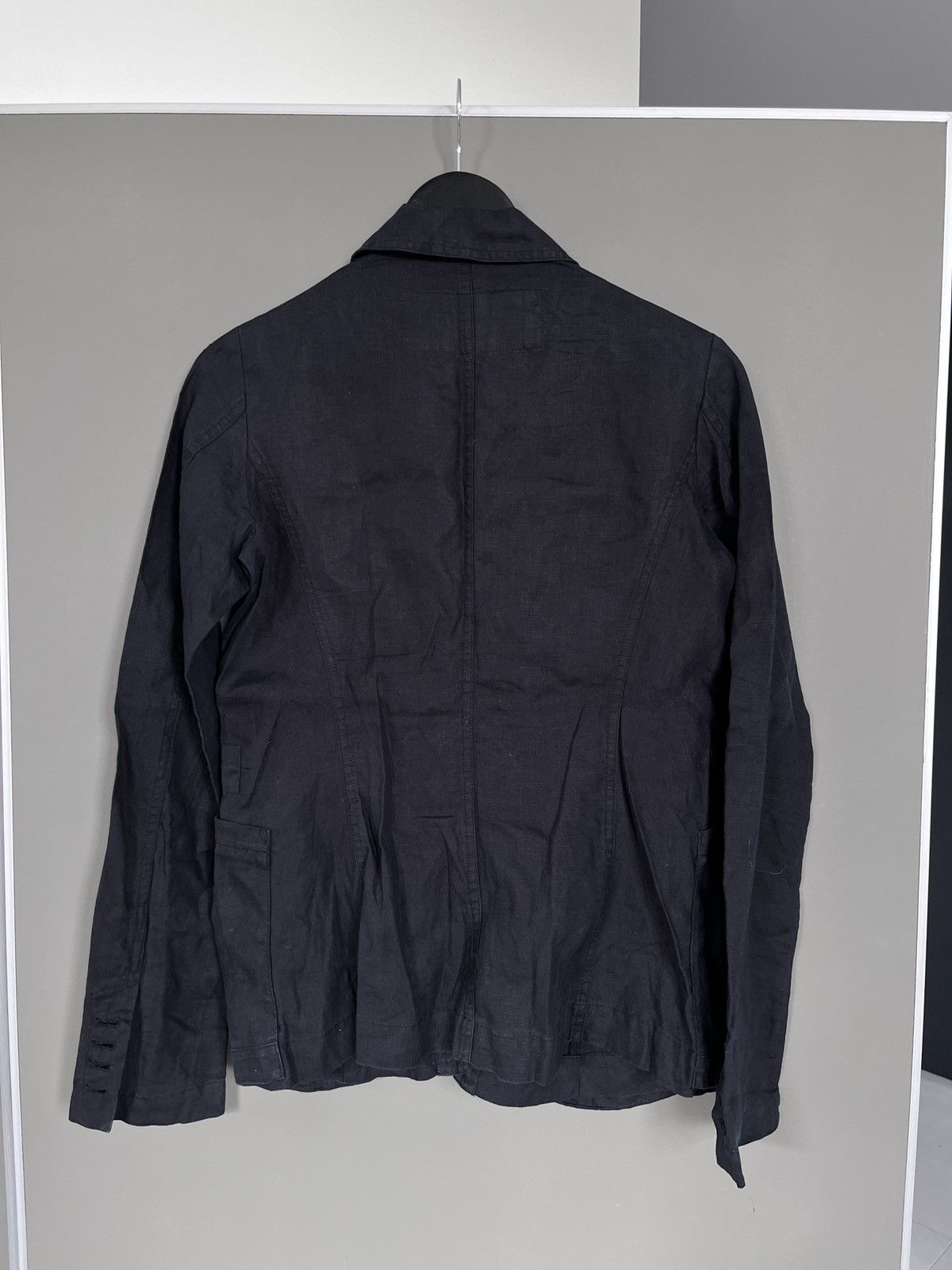 Rundholz RUNDHOLZ Black Label Linen Blazer Jacket Black Size XS / US 0-2 / IT 36-38 - 11 Thumbnail