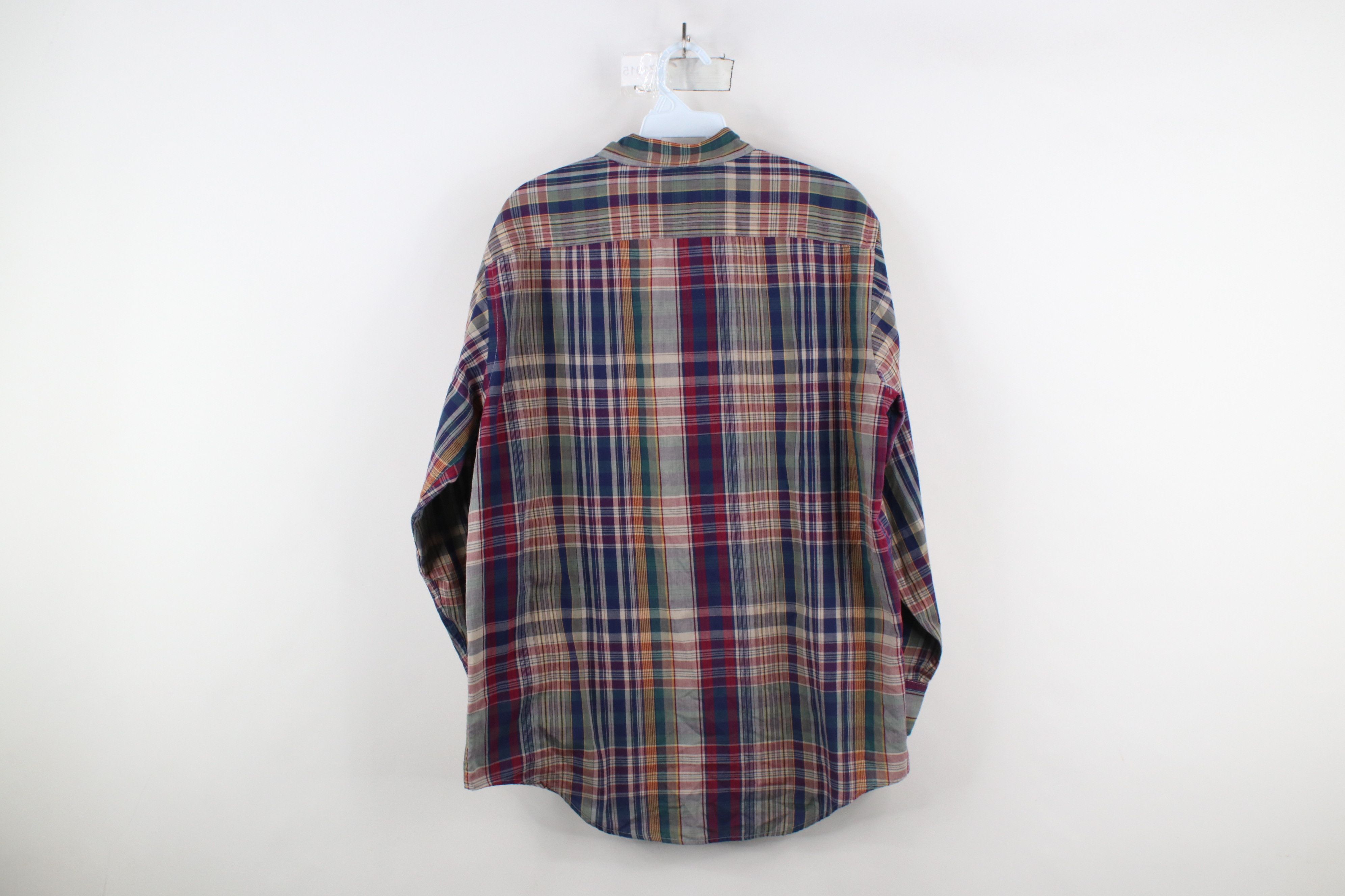Vintage Vintage 90s Streetwear Madras Plaid Button Down Shirt Size US M / EU 48-50 / 2 - 8 Thumbnail