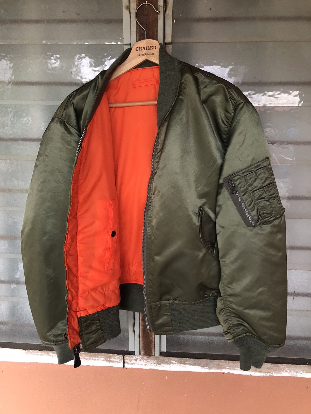Standard Issue Vtg Corinth MFG MA-1 Flyers Man Special Issue Miltary Jacket Size US L / EU 52-54 / 3 - 12 Thumbnail