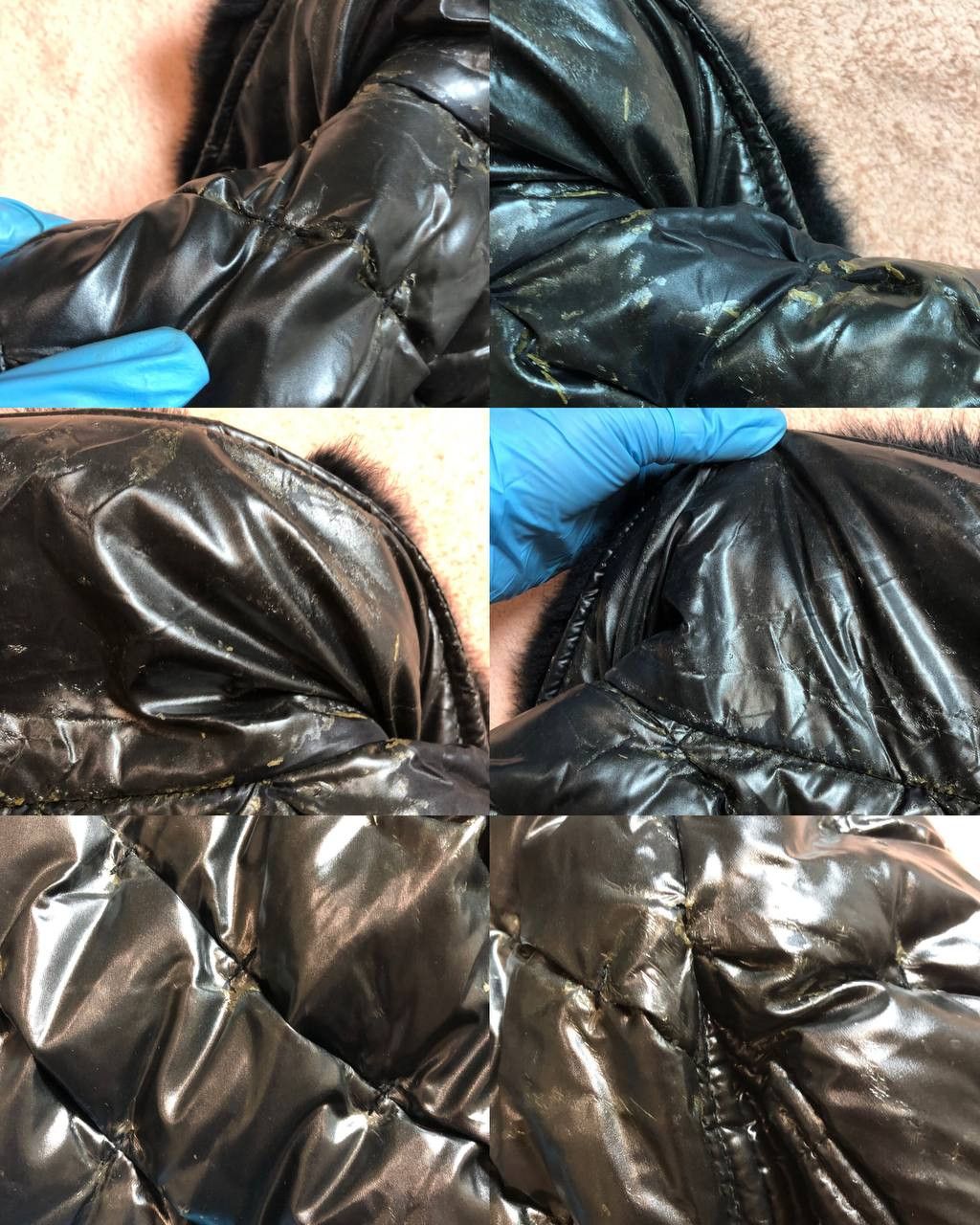 Versace Jeans Couture Versace PATENT Leather Jacket Bomber Size M / US 6-8 / IT 42-44 - 17 Thumbnail