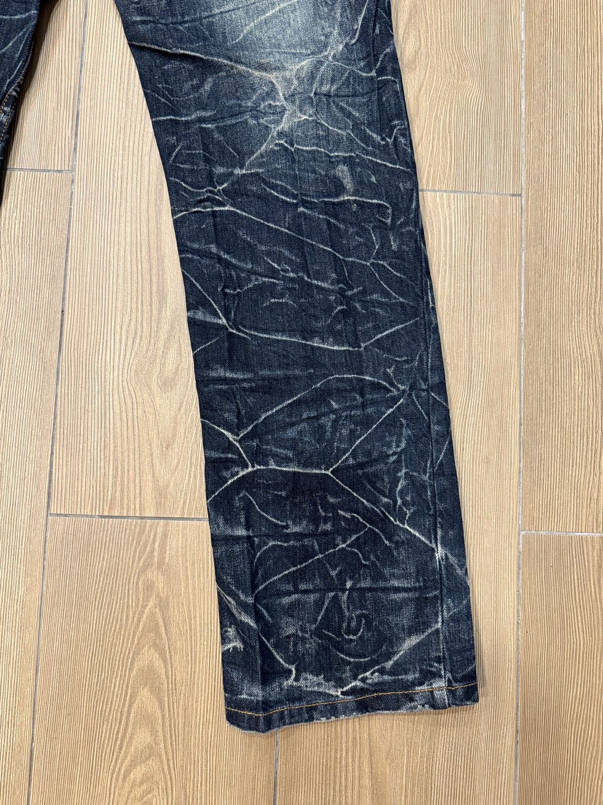 If Six Was Nine Nylaus Double Waist Jeans Denim Pants Thunder Design Size US 31 - 10 Thumbnail