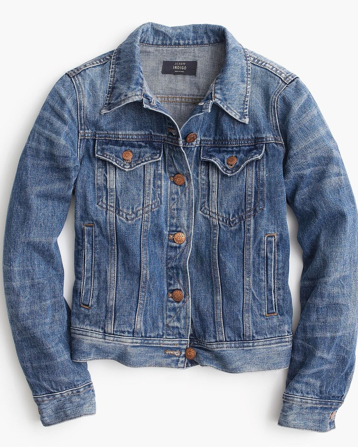J.Crew J.Crew Classic Distressed Denim Jacket Size US S / EU 44-46 / 1 - 8 Thumbnail