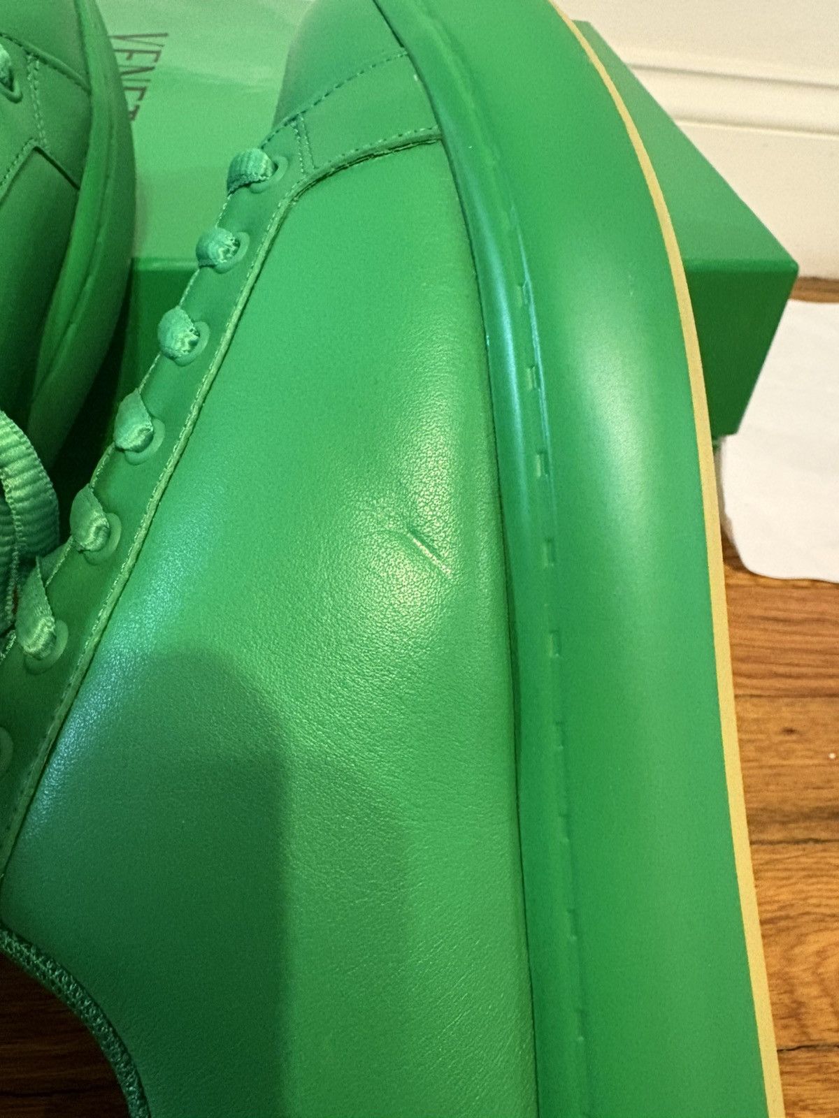 Bottega Veneta Bottega Green Pillow Sneaker Leather. Size US 10.5 / EU 43-44 - 14 Thumbnail