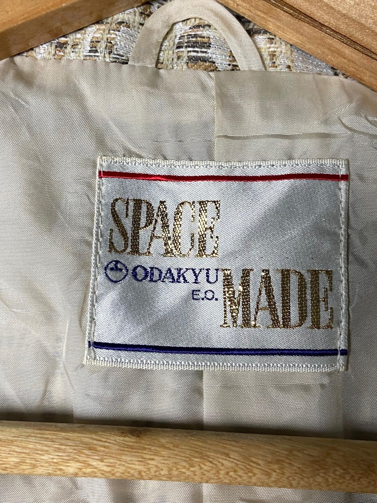 Japanese Brand Odakyu Space Made Single Breasted Long Coat (168) Size XS / US 0-2 / IT 36-38 - 5 Thumbnail