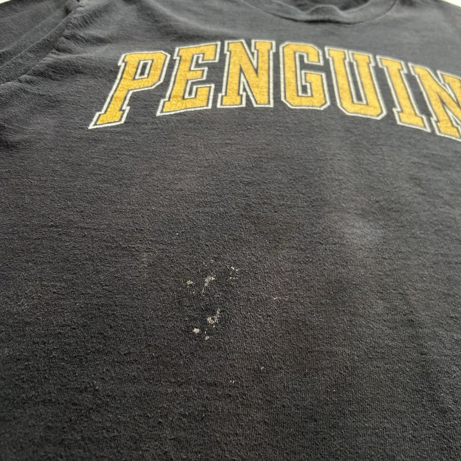 NHL Vintage 90s Pittsburgh Penguins NHL T-Shirt Large Black Rare Size US L / EU 52-54 / 3 - 4 Thumbnail