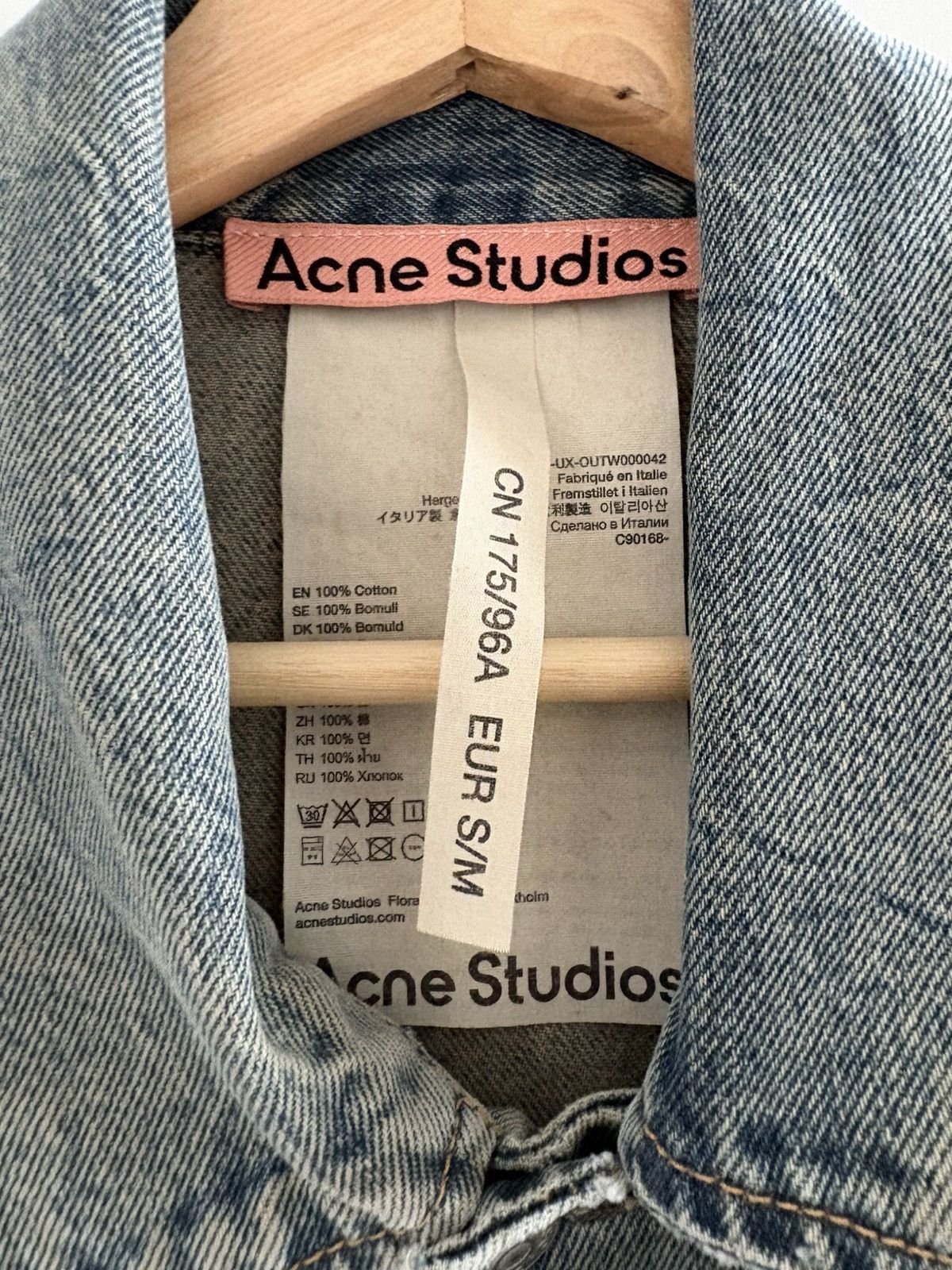 Acne Studios Oversized denim jacket Size US M / EU 48-50 / 2 - 2 Thumbnail