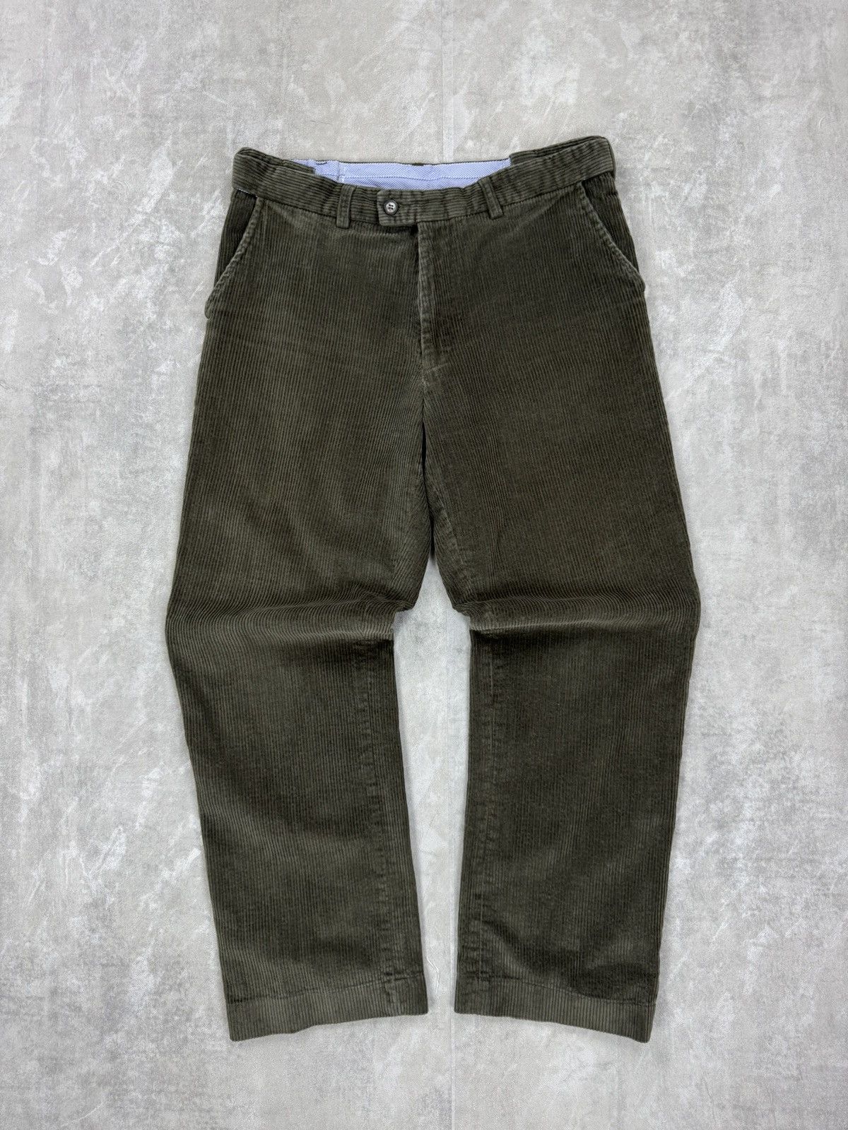 Other Skopes Khaki Corduroy pants flat front Mens velvet trousers Size US 36 / EU 52 - 1 Thumbnail