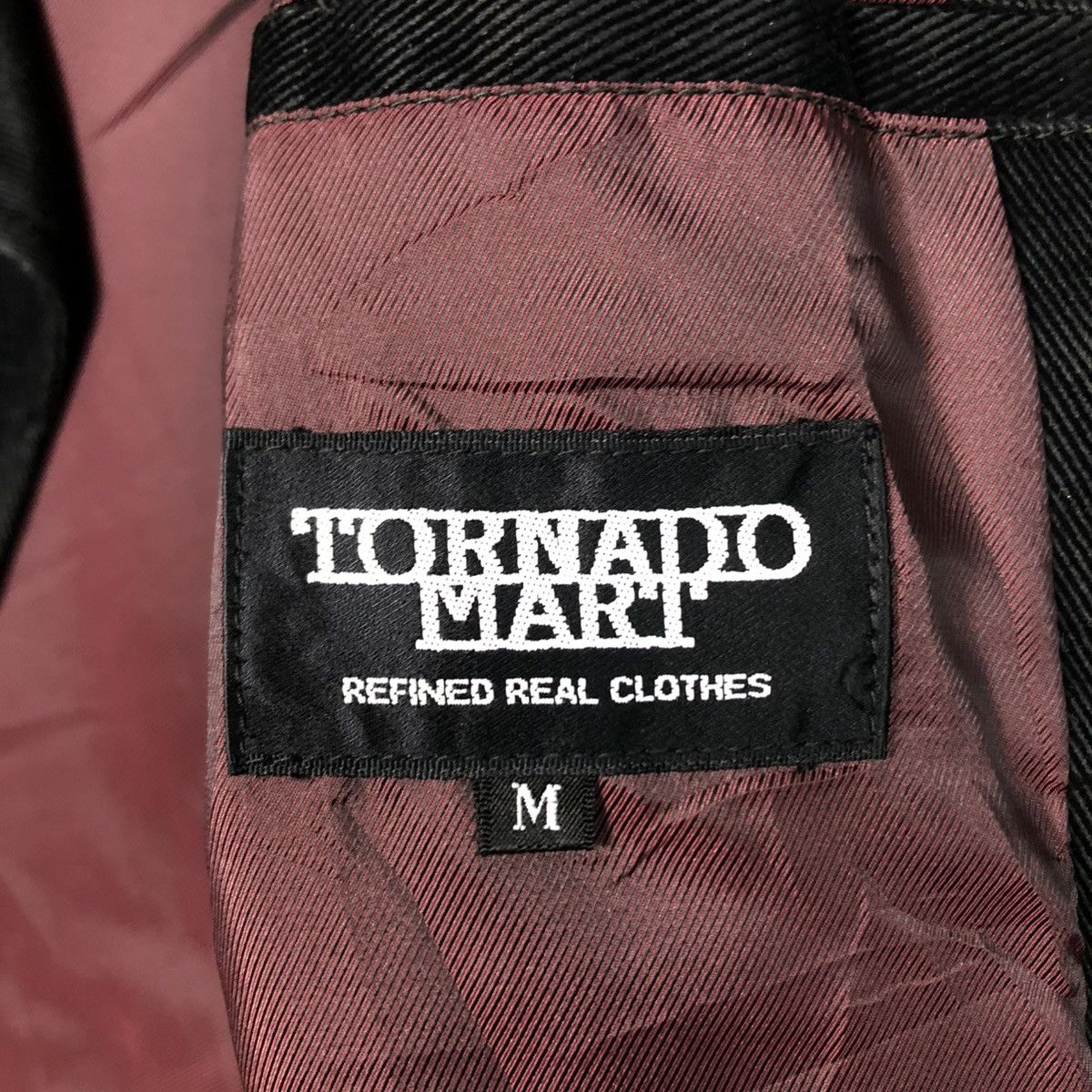 Tornado Mart 🔥VINTAGE CHORE WORK BIKER JACKET DOUBLE COLLAR TORNADO MART Size US M / EU 48-50 / 2 - 19 Thumbnail