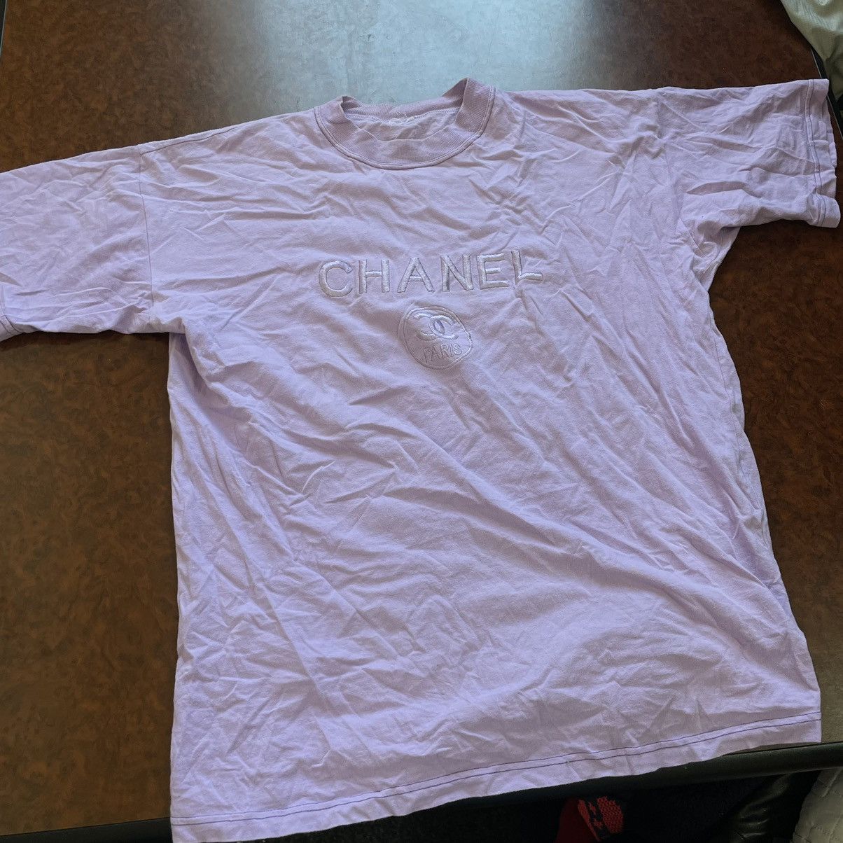 Vintage Chanel Paris 90s old money tee shirt luxury 80s Size US L / EU 52-54 / 3 - 1 Thumbnail