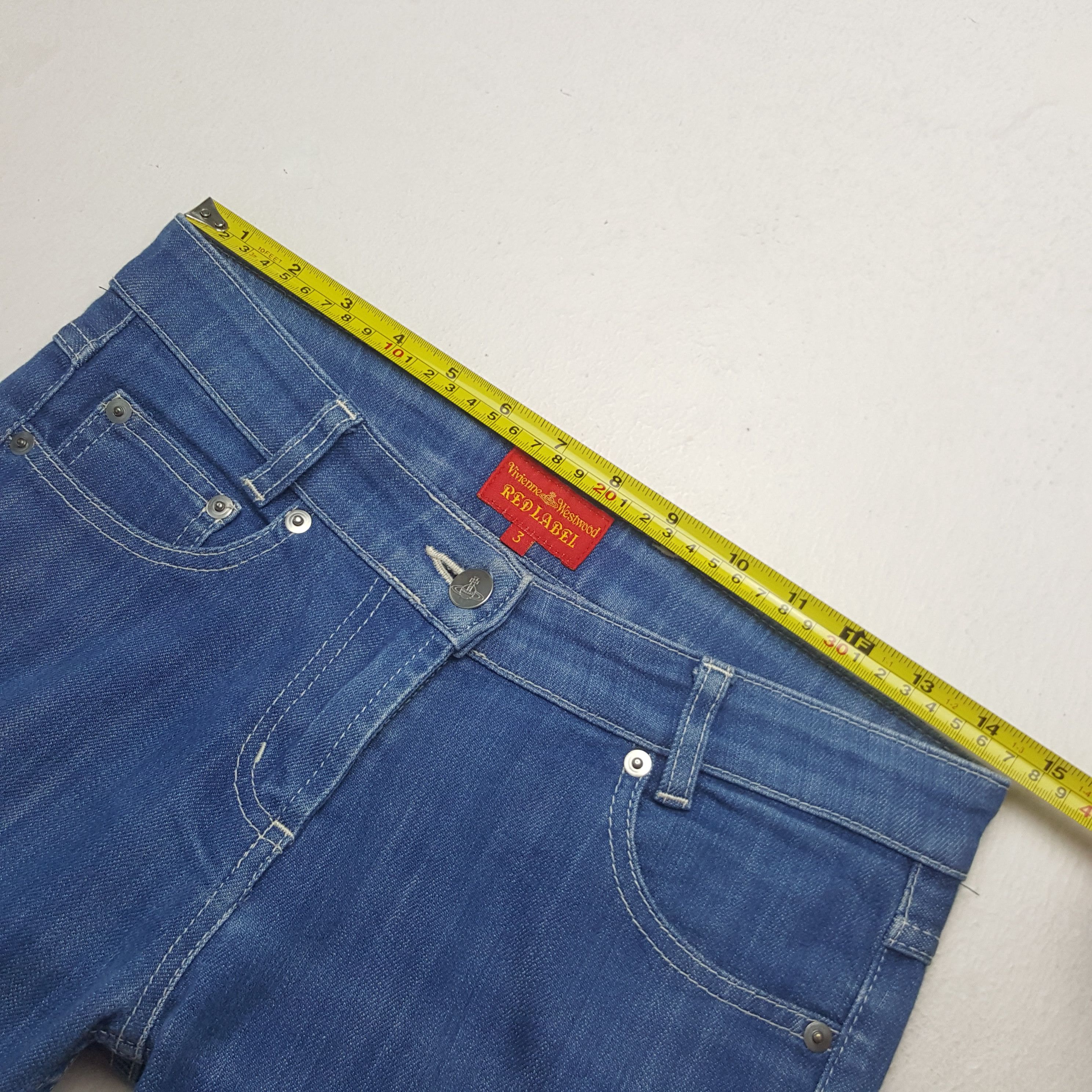 Vintage × Vivienne Westwood Vintage Vivienne Westwood Red Logo Label Slim Fit Jeans Size 29" - 7 Thumbnail