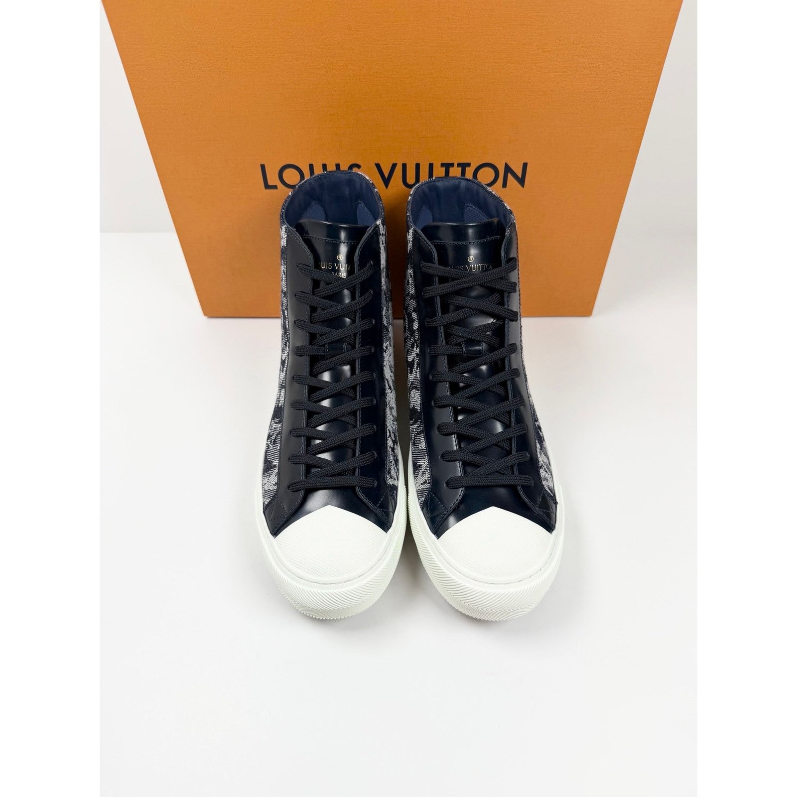 Louis Vuitton Size 7LV/8US - Louis Vuitton Tattoo Denim High Top NEW Size US 8 / EU 41 - 4 Thumbnail