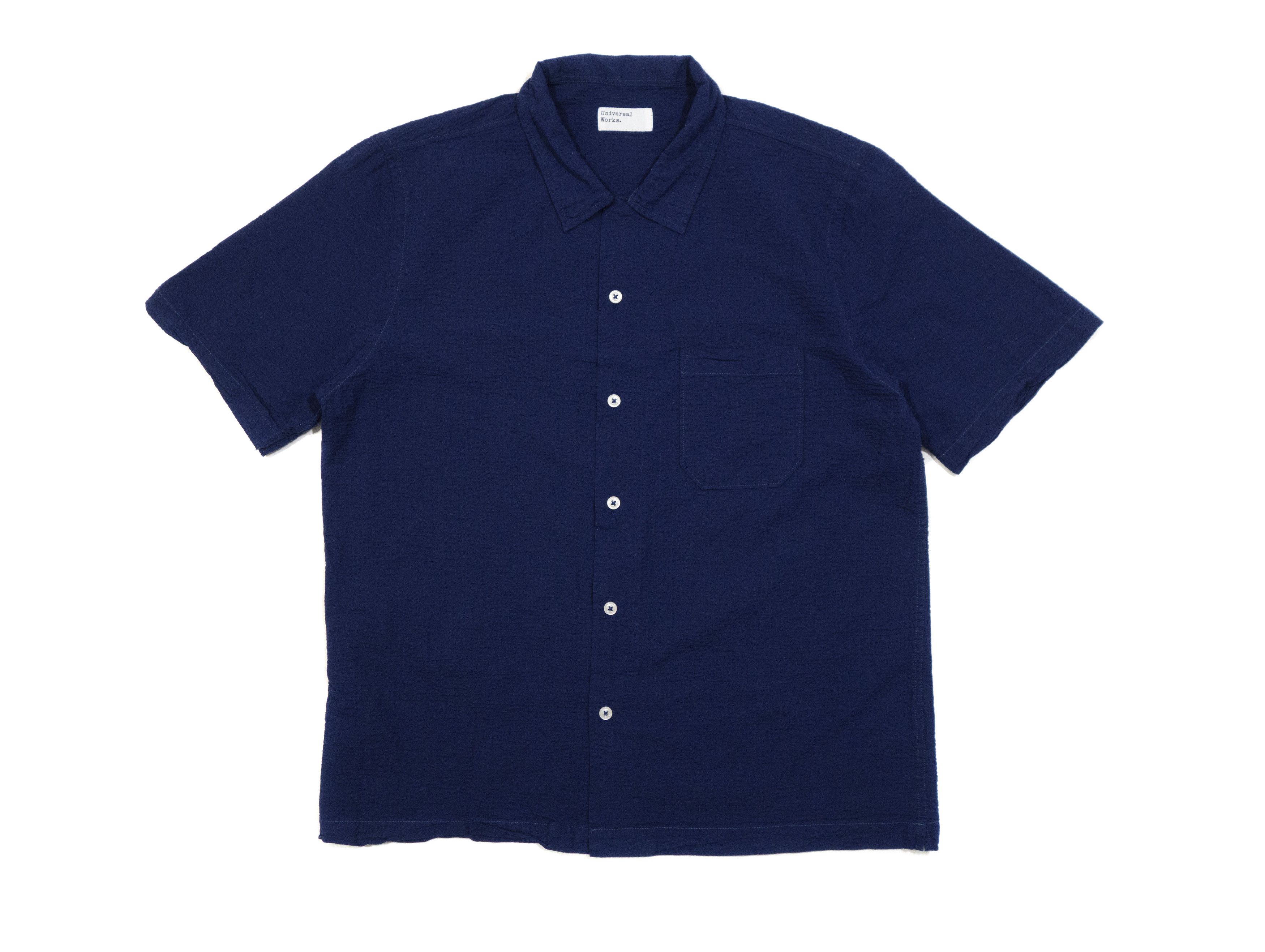 Universal Works Textured Road Camp Short Sleeve Shirt Size US M / EU 48-50 / 2 - 1 Thumbnail