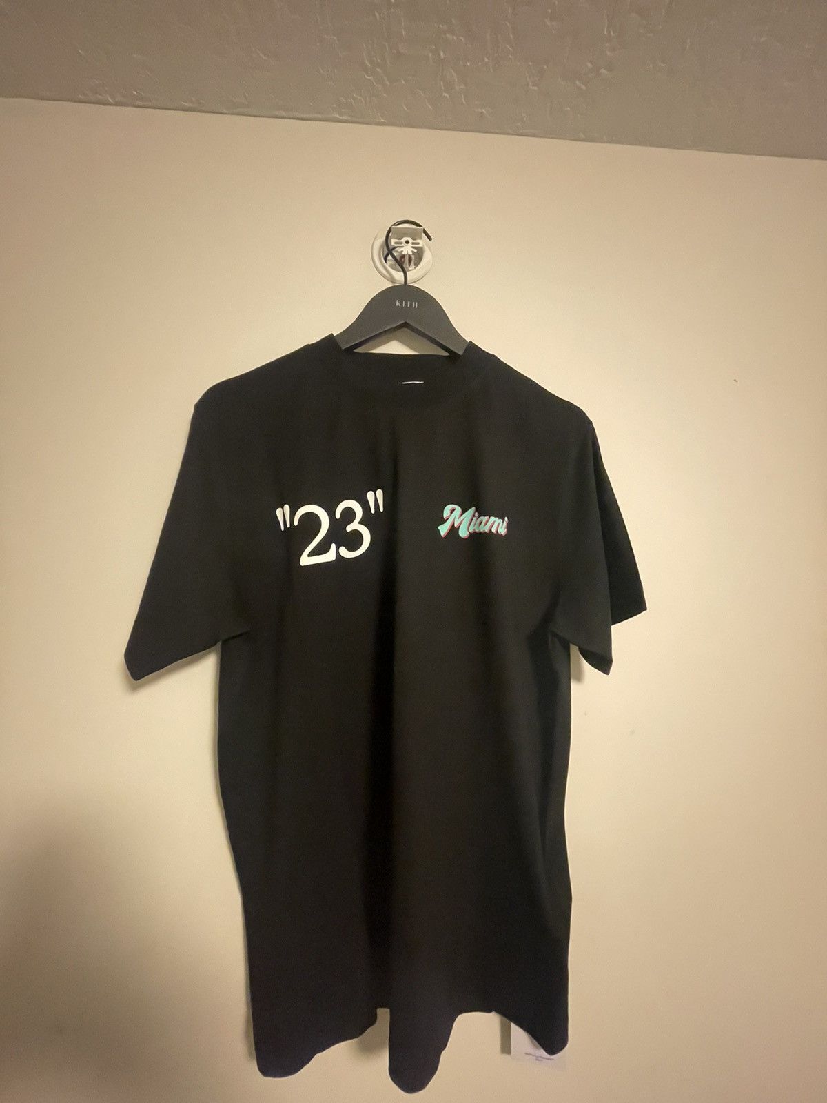 image of Off White Miami Exclusive Tee in Black, Men's (Size Medium)