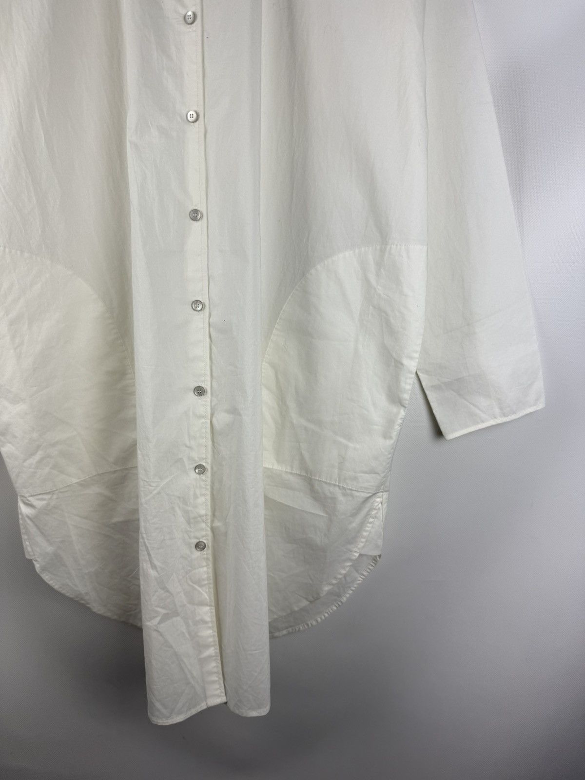 Acne Studios Acne Studios Lash Poplin Tech Oversize L/S Shirt Dress Size XS / US 0-2 / IT 36-38 - 8 Thumbnail