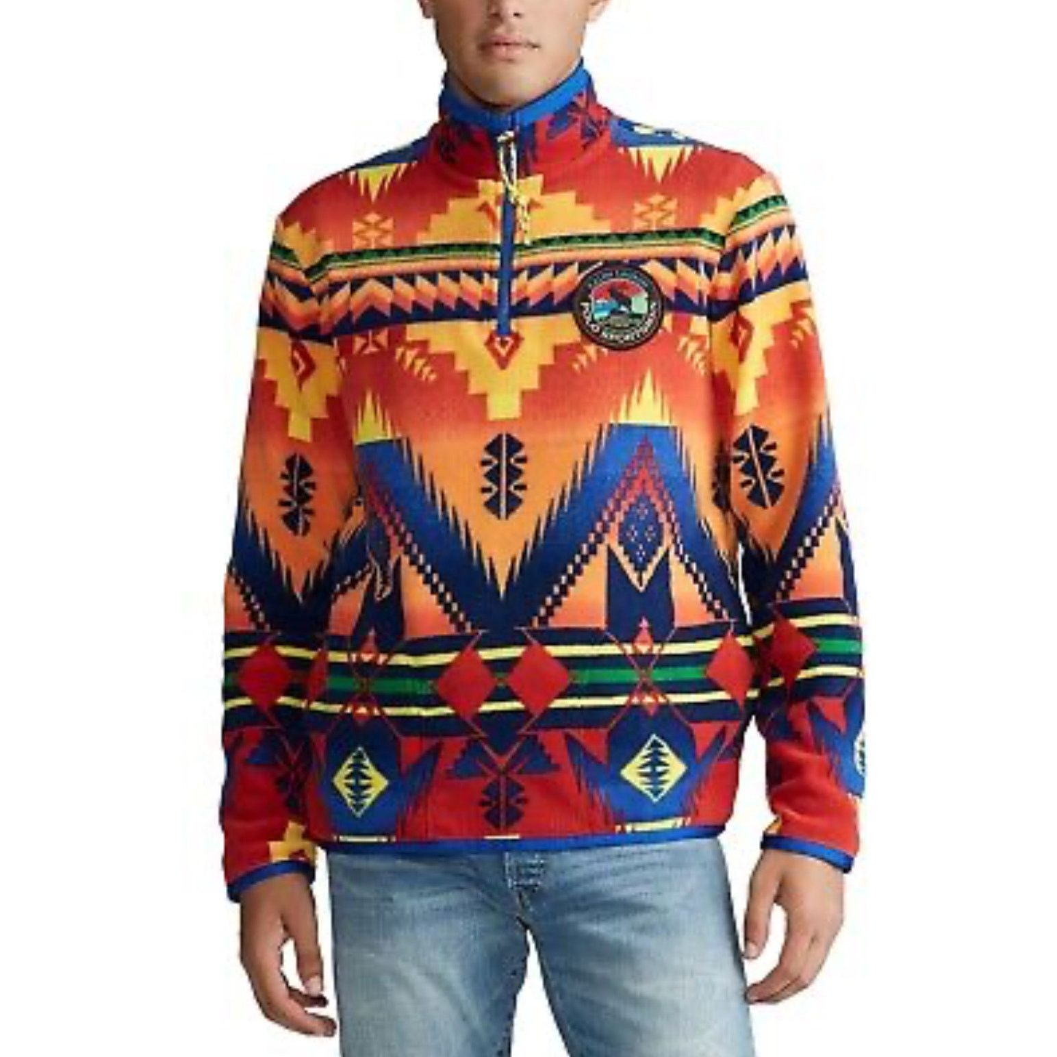Polo Ralph Lauren Polo Ralph Lauren Southwestern Sportsman Zip Fleece Jacket Size US S / EU 44-46 / 1 - 1 Thumbnail