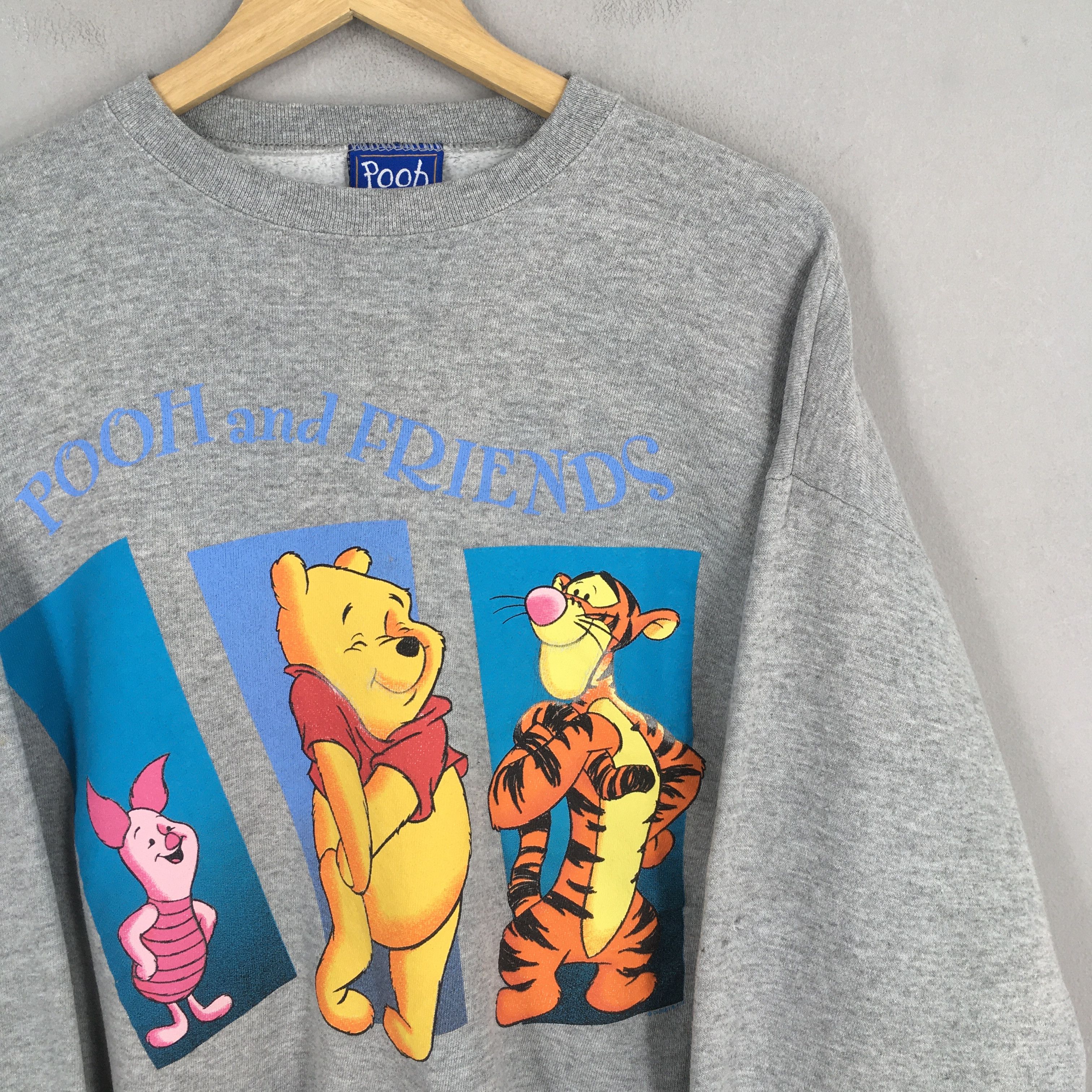 Disney Vintage 90s Pooh and Friends Sweatshirt Large Size US L / EU 52-54 / 3 - 2 Thumbnail