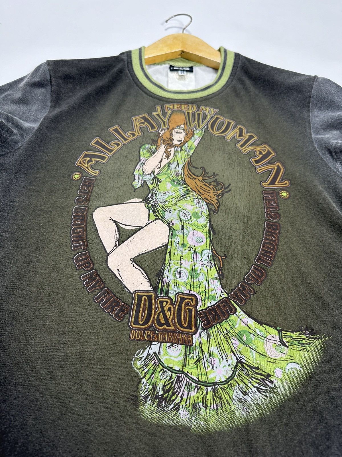 Dolce & Gabbana Vintage Dolce & Gabbana nice Design Art Tshirt Size XXS / US 00 / IT 34 - 2 Thumbnail